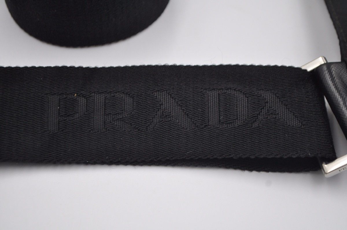Prada Prada - Vela Saffiano-Trimmed Flat Crossbody Bag Size ONE SIZE - 15 Thumbnail