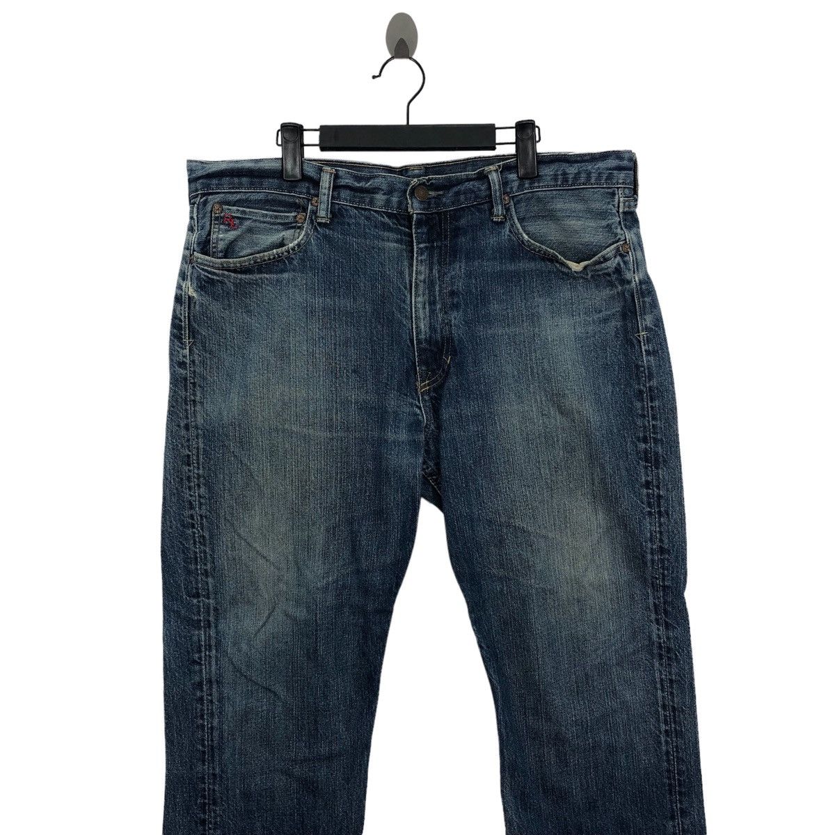 Vintage POLO By RALPH LAUREN Distressed Blue Denim Jeans Big