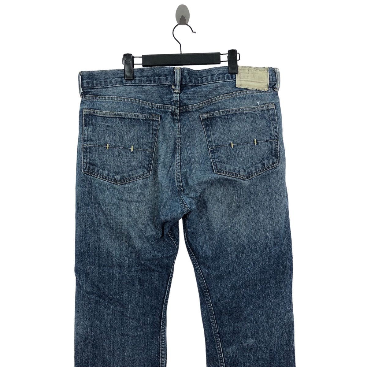 Vintage POLO By RALPH LAUREN Distressed Blue Denim Jeans Big