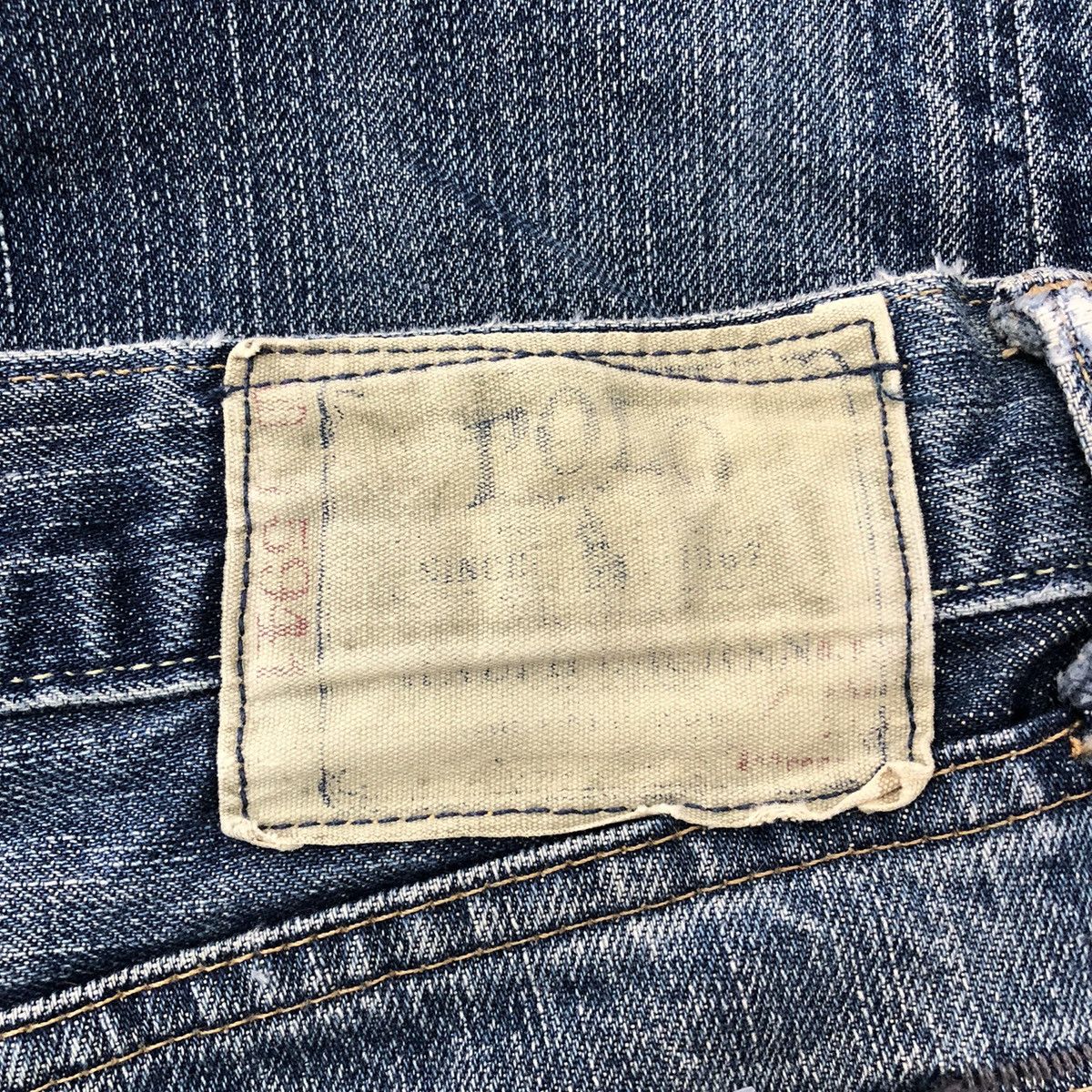Vintage POLO By RALPH LAUREN Distressed Blue Denim Jeans Big