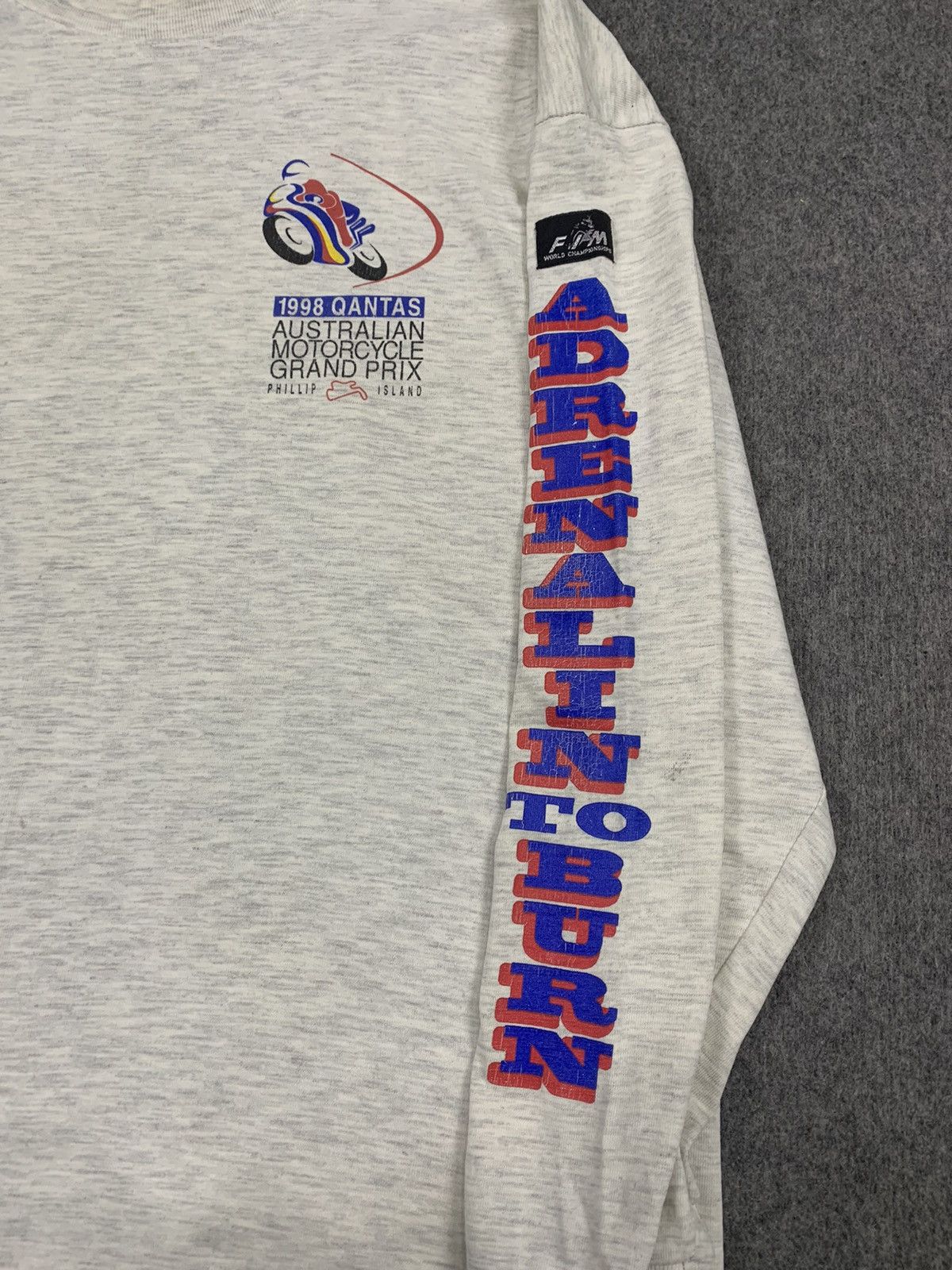 Vintage australian motorrcycle grand prix longsleeve 1998 Size US L / EU 52-54 / 3 - 7 Thumbnail