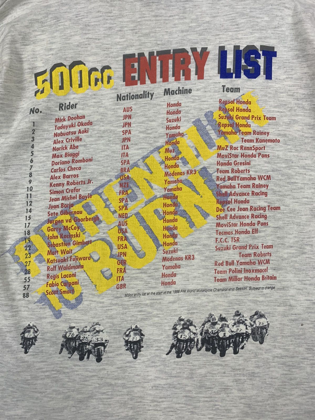 Vintage australian motorrcycle grand prix longsleeve 1998 Size US L / EU 52-54 / 3 - 3 Thumbnail