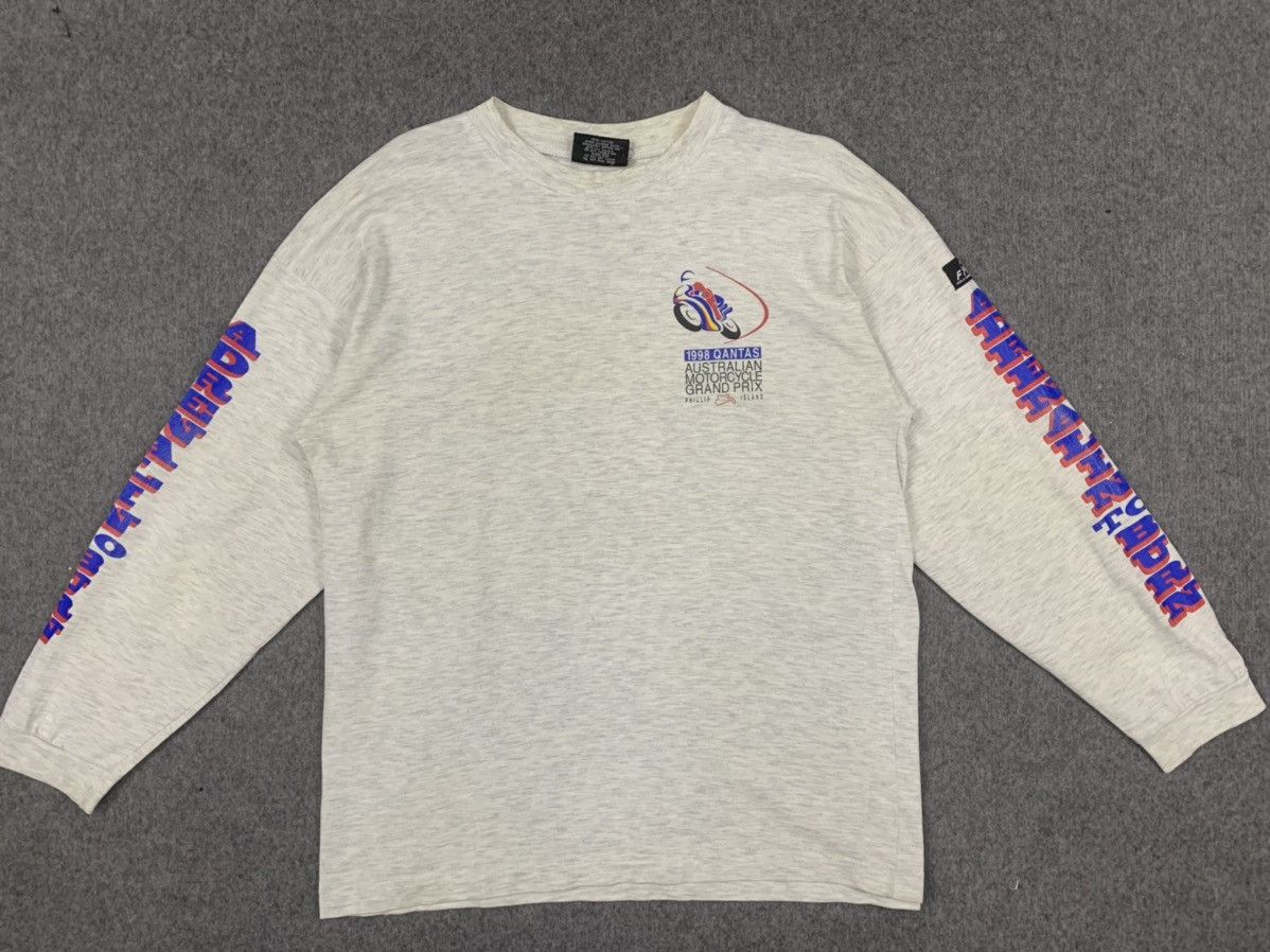 Vintage australian motorrcycle grand prix longsleeve 1998 Size US L / EU 52-54 / 3 - 5 Thumbnail
