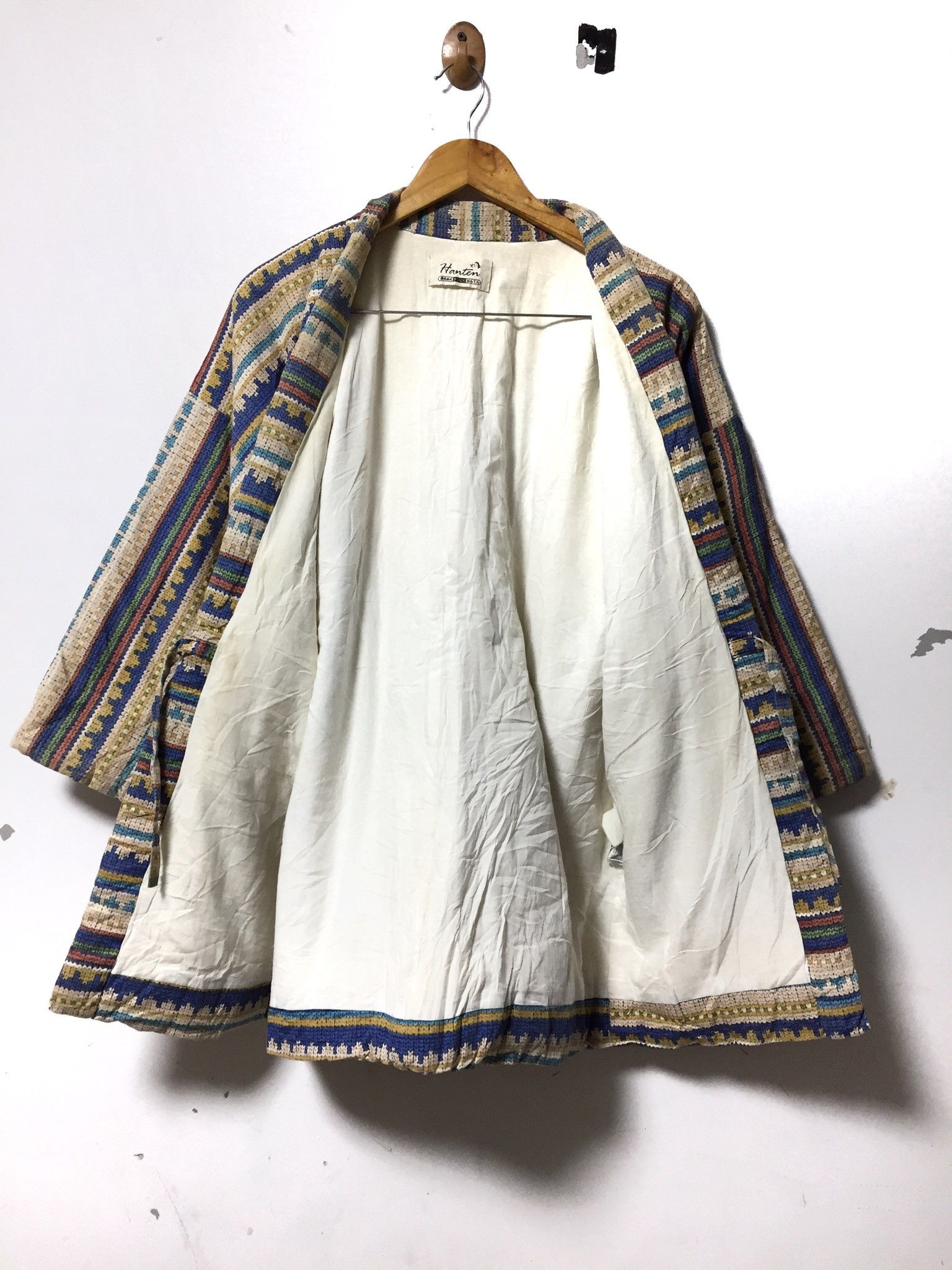 Japanese Brand Hanten Kimono Pachwork multicolour double pocket Size US L / EU 52-54 / 3 - 9 Thumbnail