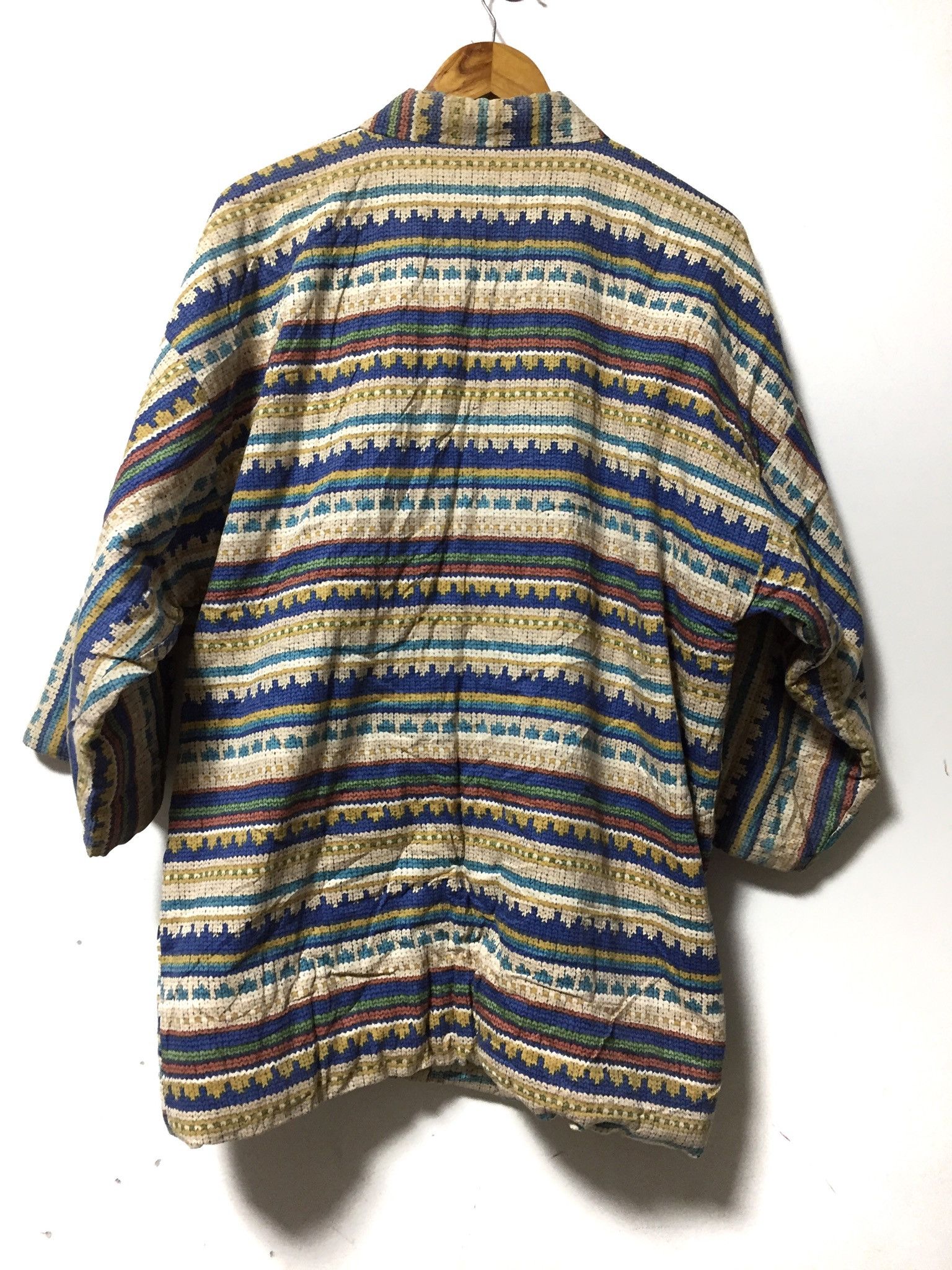 Japanese Brand Hanten Kimono Pachwork multicolour double pocket Size US L / EU 52-54 / 3 - 8 Thumbnail