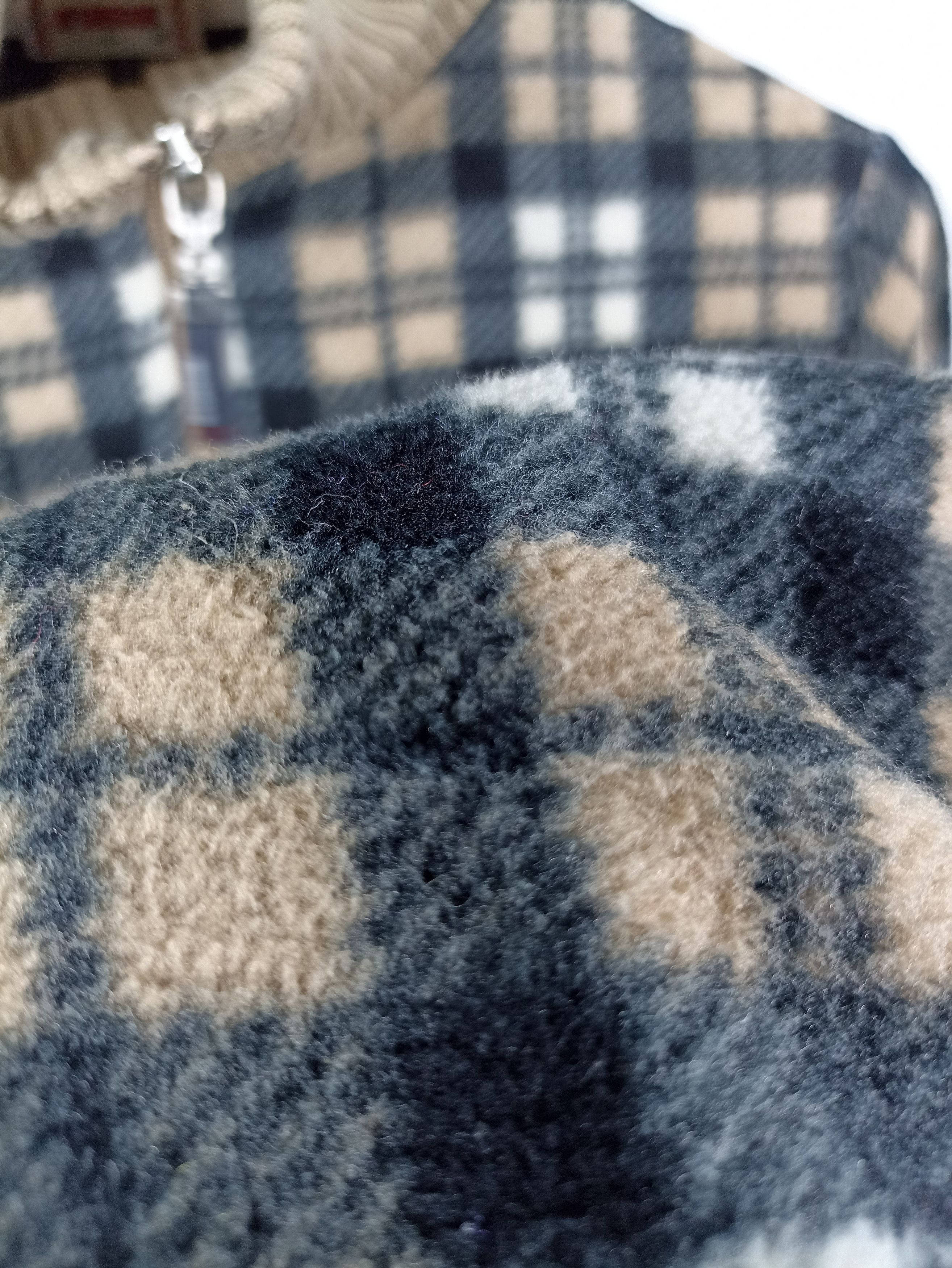 Japanese Brand × McGregor × Vintage Vintage McGregor Fleece Checkered Tutle Neck Size US M / EU 48-50 / 2 - 3 Thumbnail