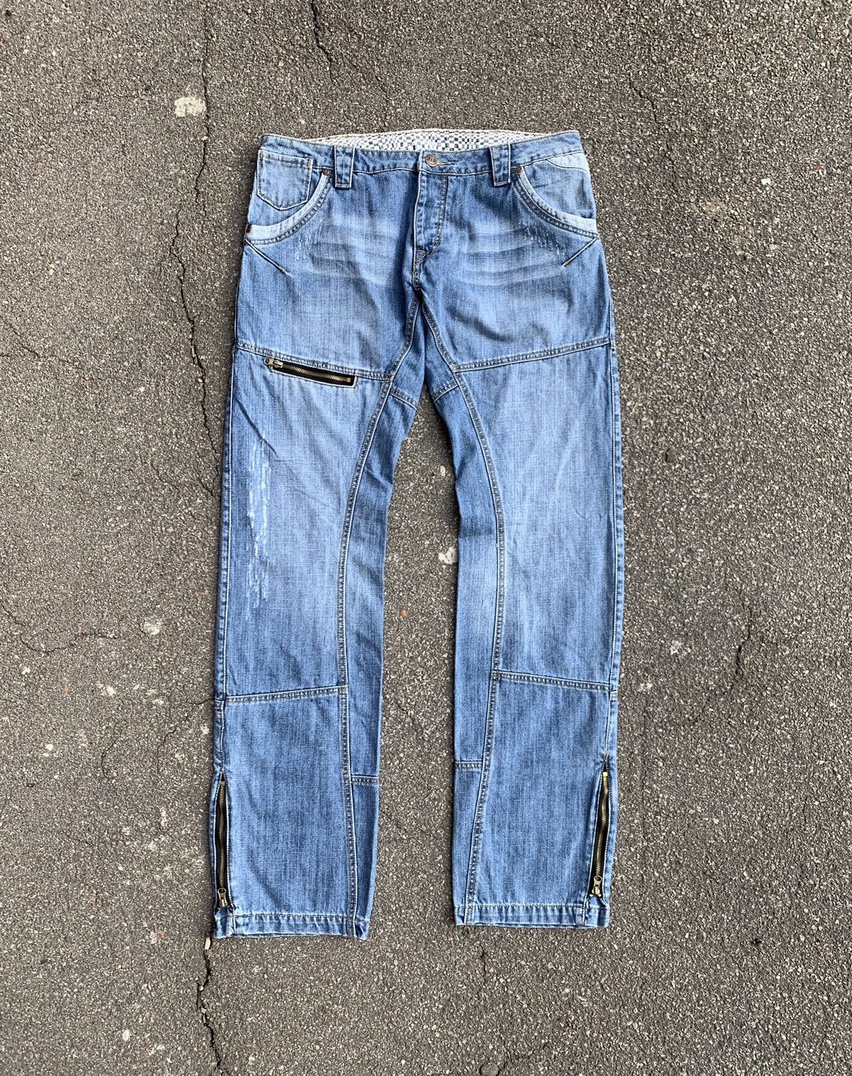 Hysteric Glamour × Japanese Brand Vintage Blue Angel Denim Jeans Size US 36 / EU 52 - 2 Thumbnail