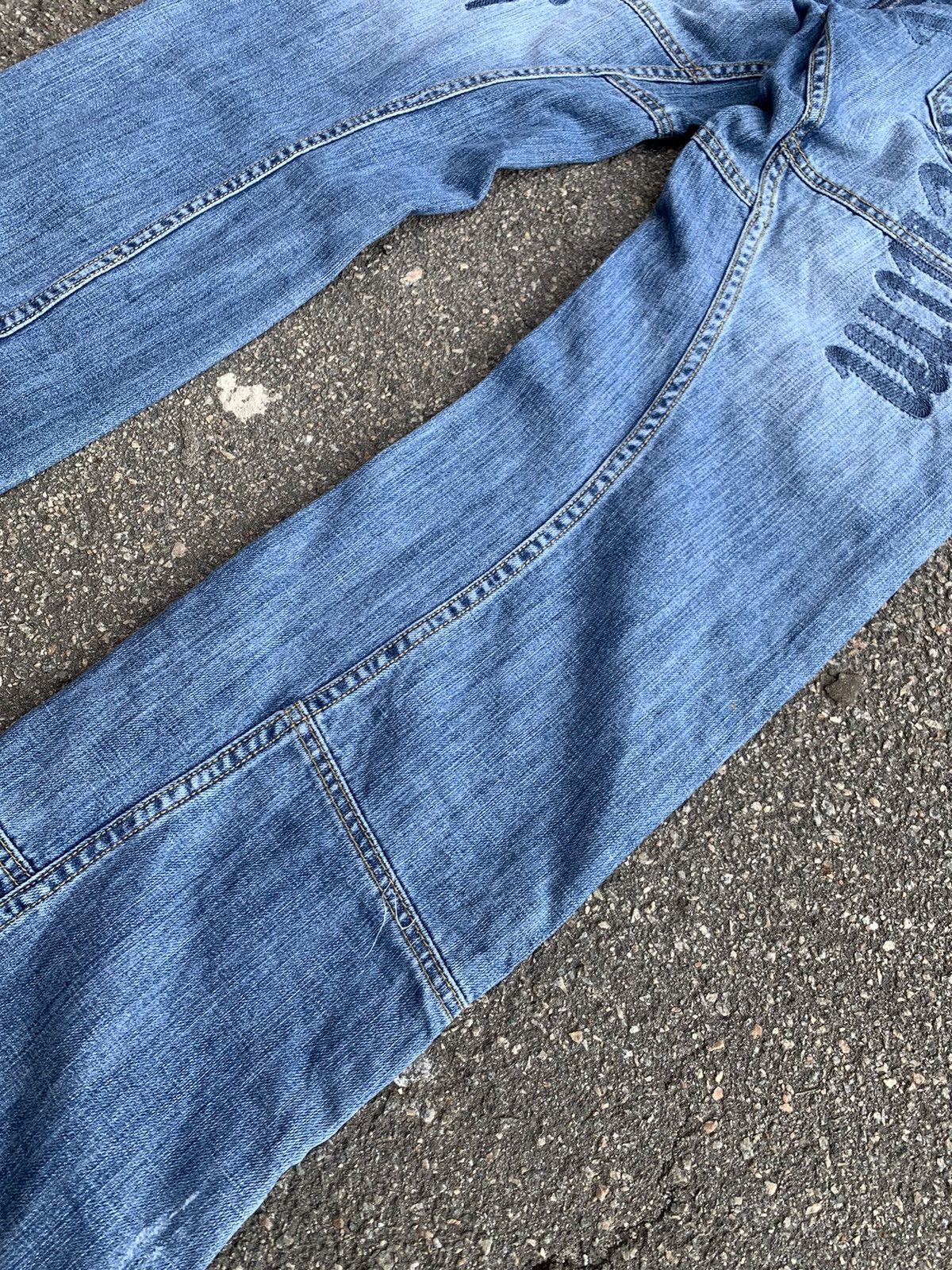 Hysteric Glamour × Japanese Brand Vintage Blue Angel Denim Jeans Size US 36 / EU 52 - 6 Thumbnail