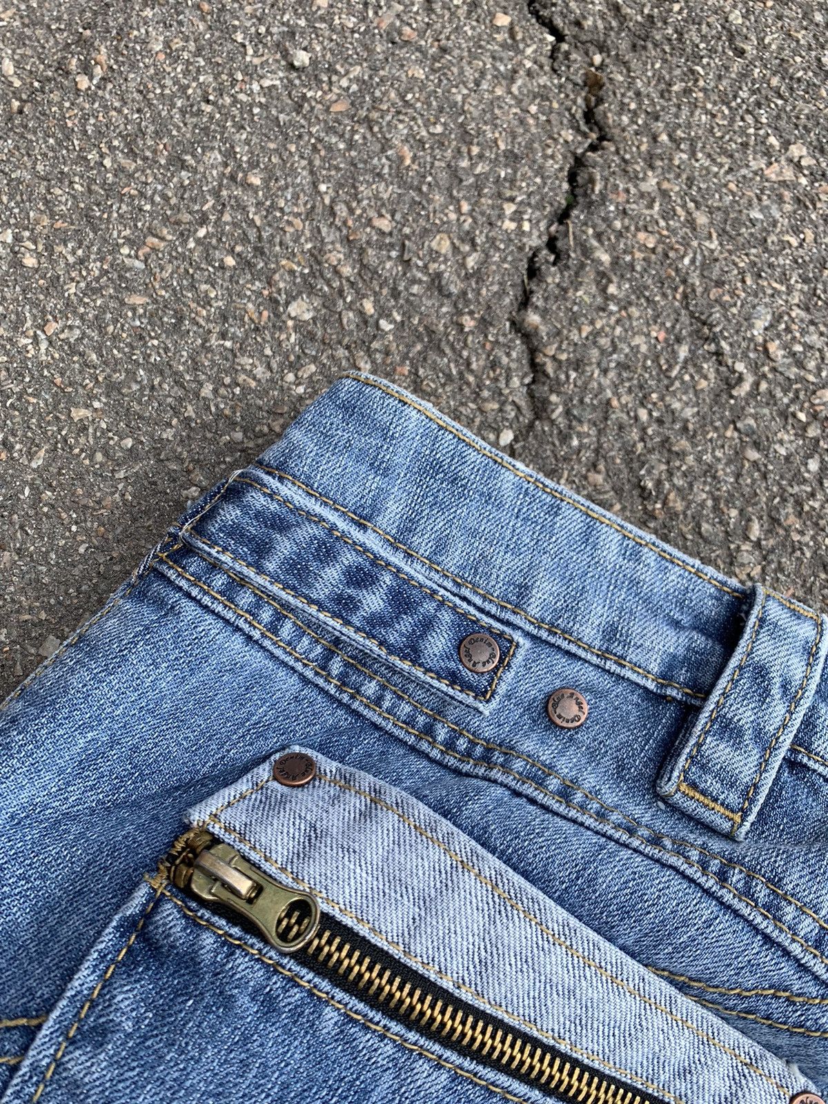 Hysteric Glamour × Japanese Brand Vintage Blue Angel Denim Jeans Size US 36 / EU 52 - 3 Thumbnail