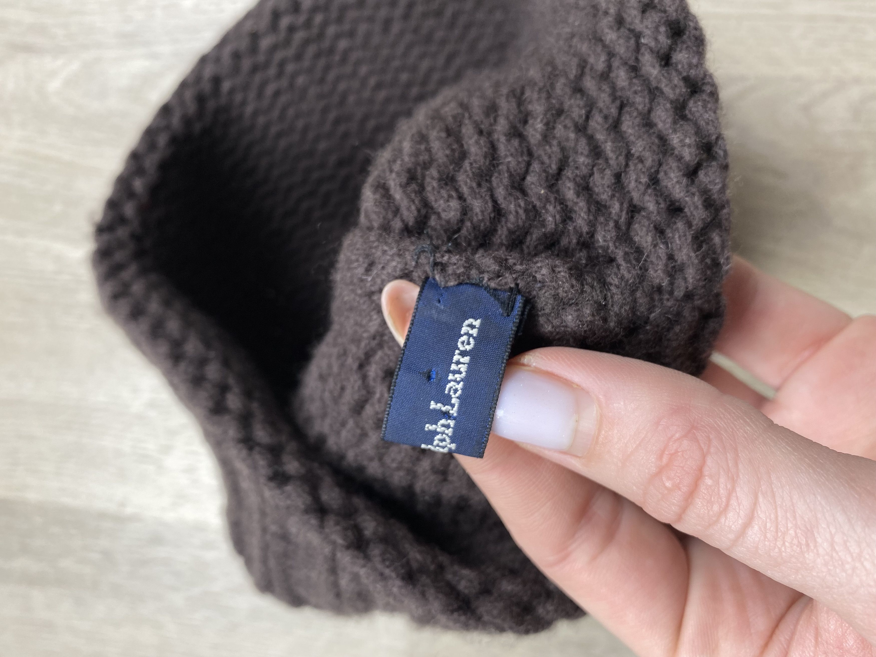 20471120 × Polo Ralph Lauren Polo Ralph Lauren Vintage Knit Brown Hat Beanie Knitted Size ONE SIZE - 5 Thumbnail