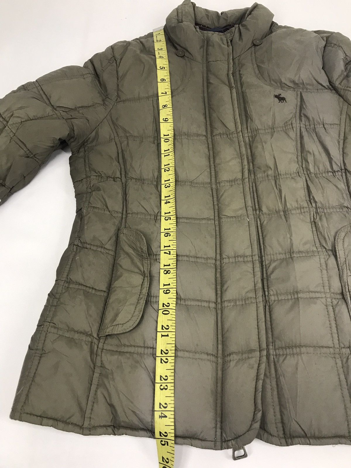 Abercrombie & Fitch Abercrombie Winter Wear Quilted Bomber Ski Jacket Puffer Size M / US 6-8 / IT 42-44 - 8 Thumbnail