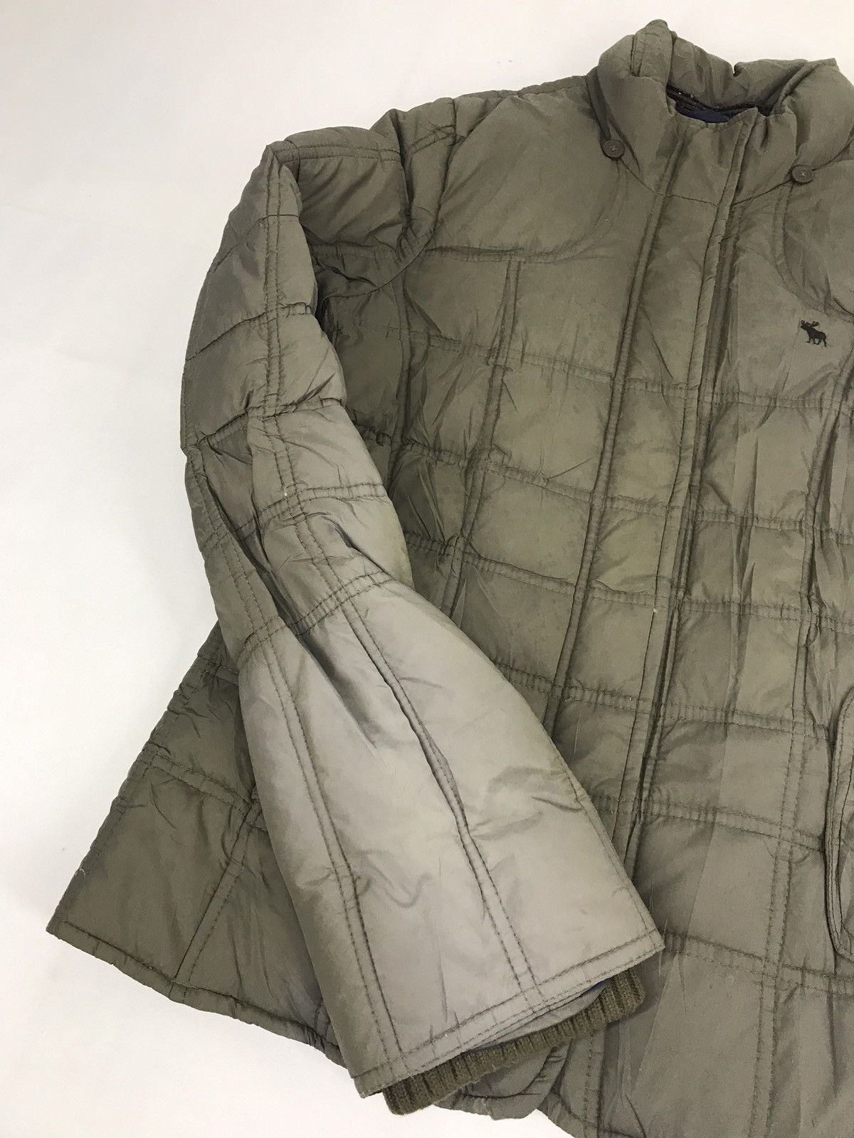 Abercrombie & Fitch Abercrombie Winter Wear Quilted Bomber Ski Jacket Puffer Size M / US 6-8 / IT 42-44 - 11 Thumbnail