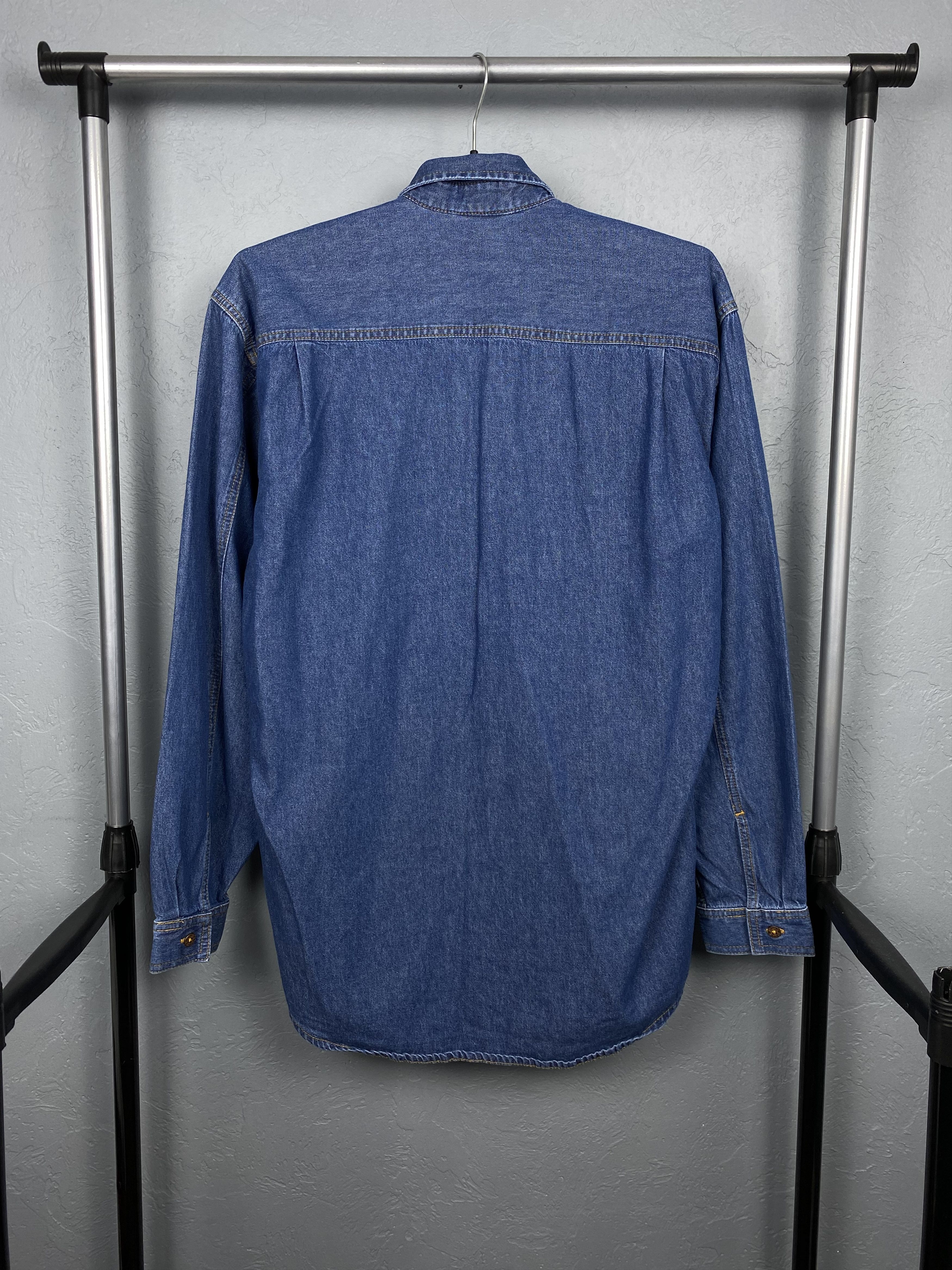 Levi's Levi's 90s Vintage Mens Denim Shirt White Tab Jeans Size US M / EU 48-50 / 2 - 8 Thumbnail