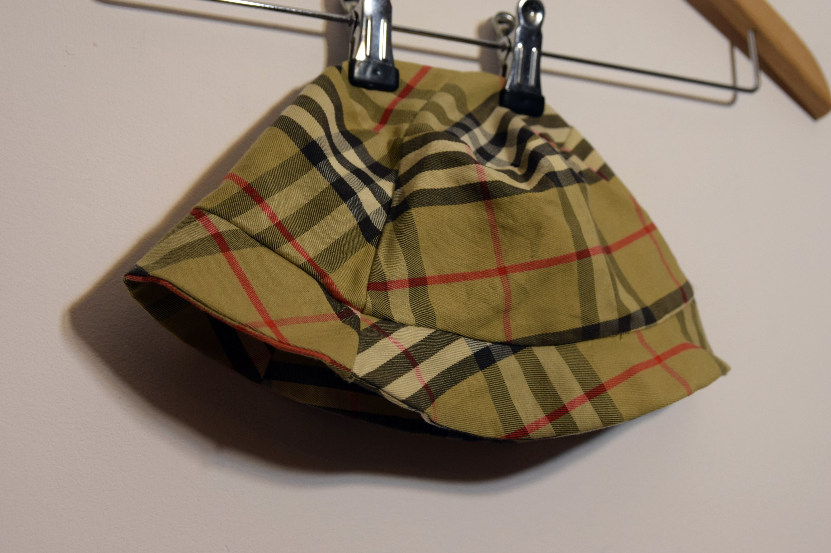 Burberry × Handmade Custom Nova Check Burberrys Bucket Hat M/L 57cm Size ONE SIZE - 4 Thumbnail
