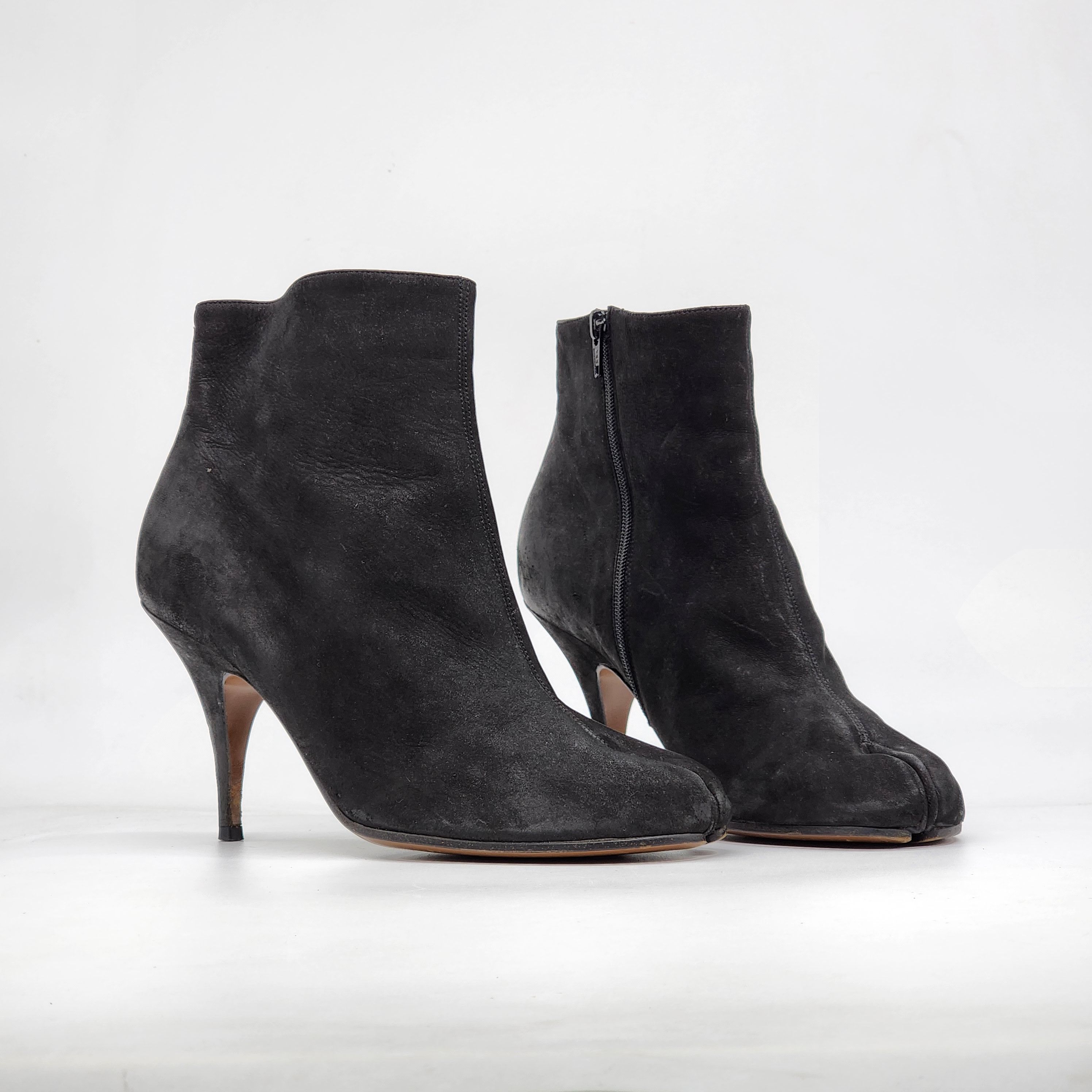 image of Maison Margiela - Ss09 Tabi Stiletto Boots in Black, Women's (Size 8)