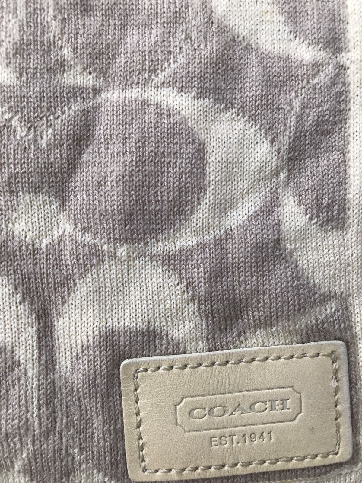 Coach Vintage Coach Muffler Scarf Fashion Size ONE SIZE - 5 Thumbnail