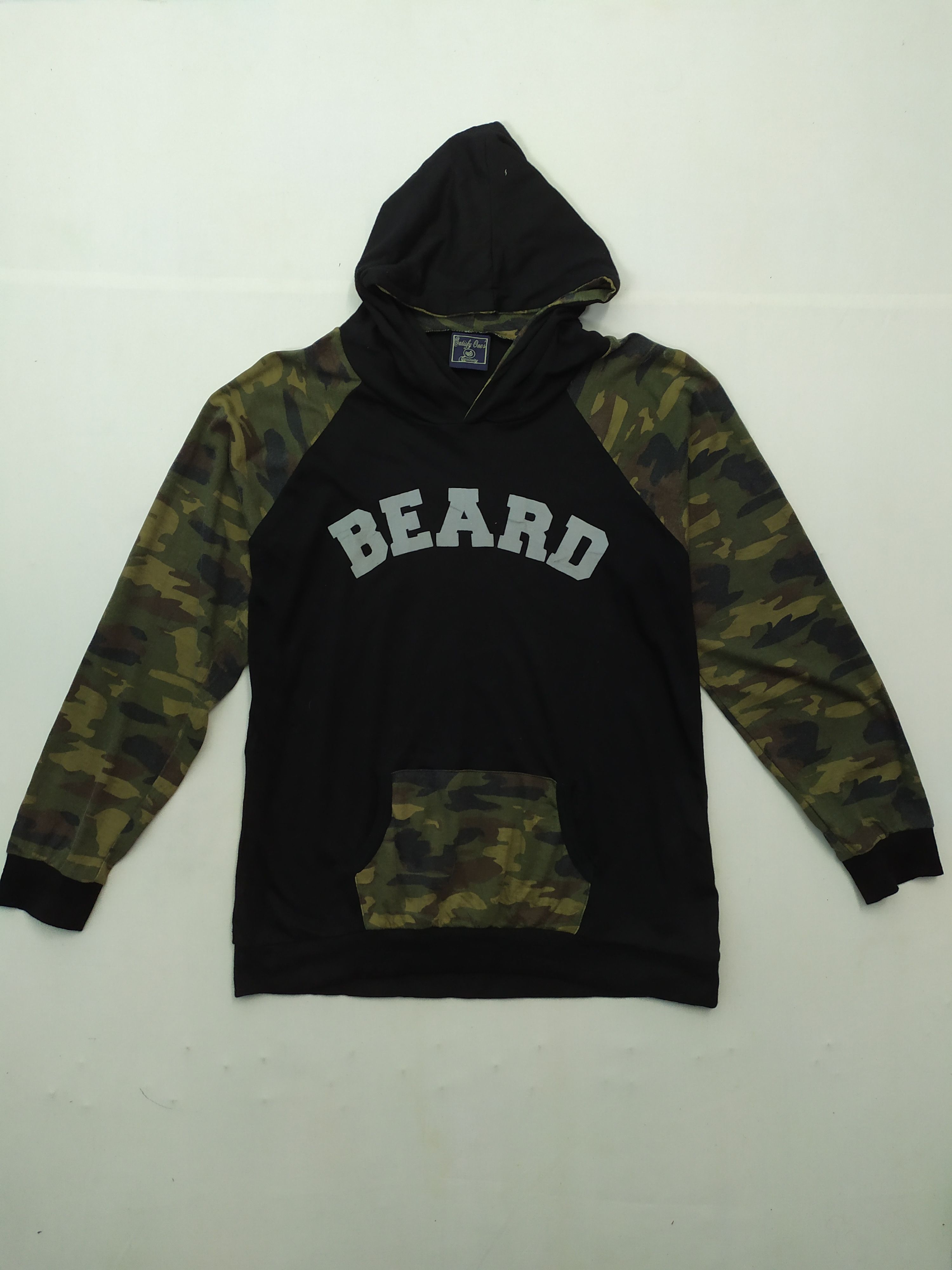 Other SATISFY ONE'S BEARD SWEATSHIRT HOODIES BLACK CAMO Size US L / EU 52-54 / 3 - 1 Thumbnail