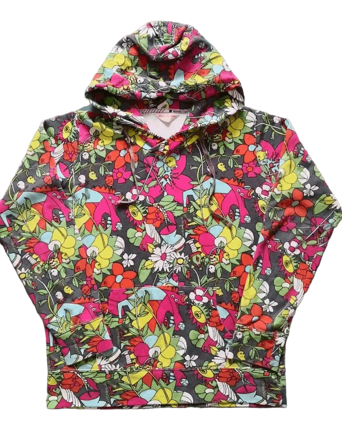 Japanese Brand Rodeo Crown Fullprint Hoodie Size US L / EU 52-54 / 3 - 1 Thumbnail