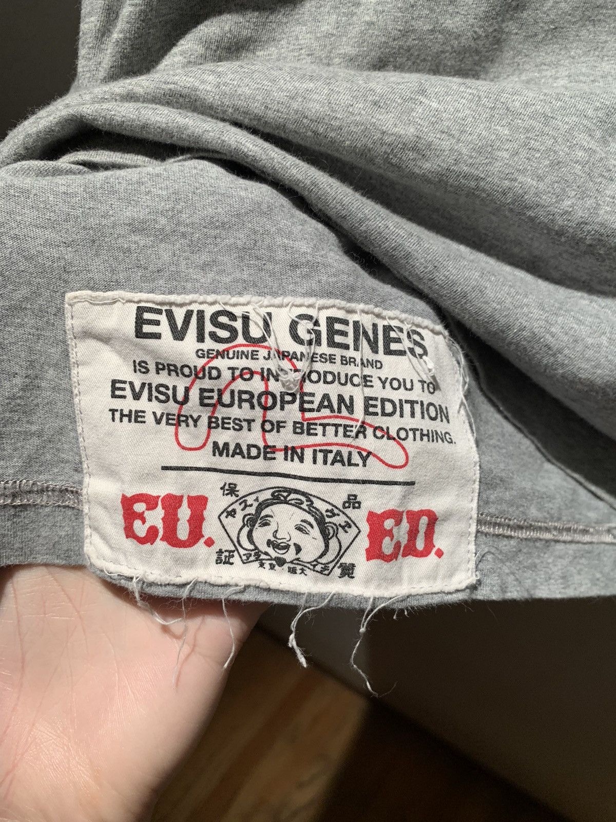 Designer × Evisu *RARE* Evisu Chain Stitched Embroidered Italy Made Shirt M/L Size US M / EU 48-50 / 2 - 12 Thumbnail
