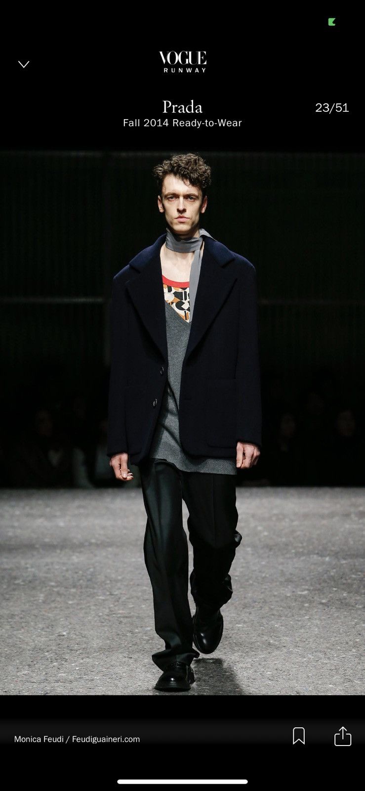 Prada Prada runway boxy wool coat Size US S / EU 44-46 / 1 - 1 Thumbnail