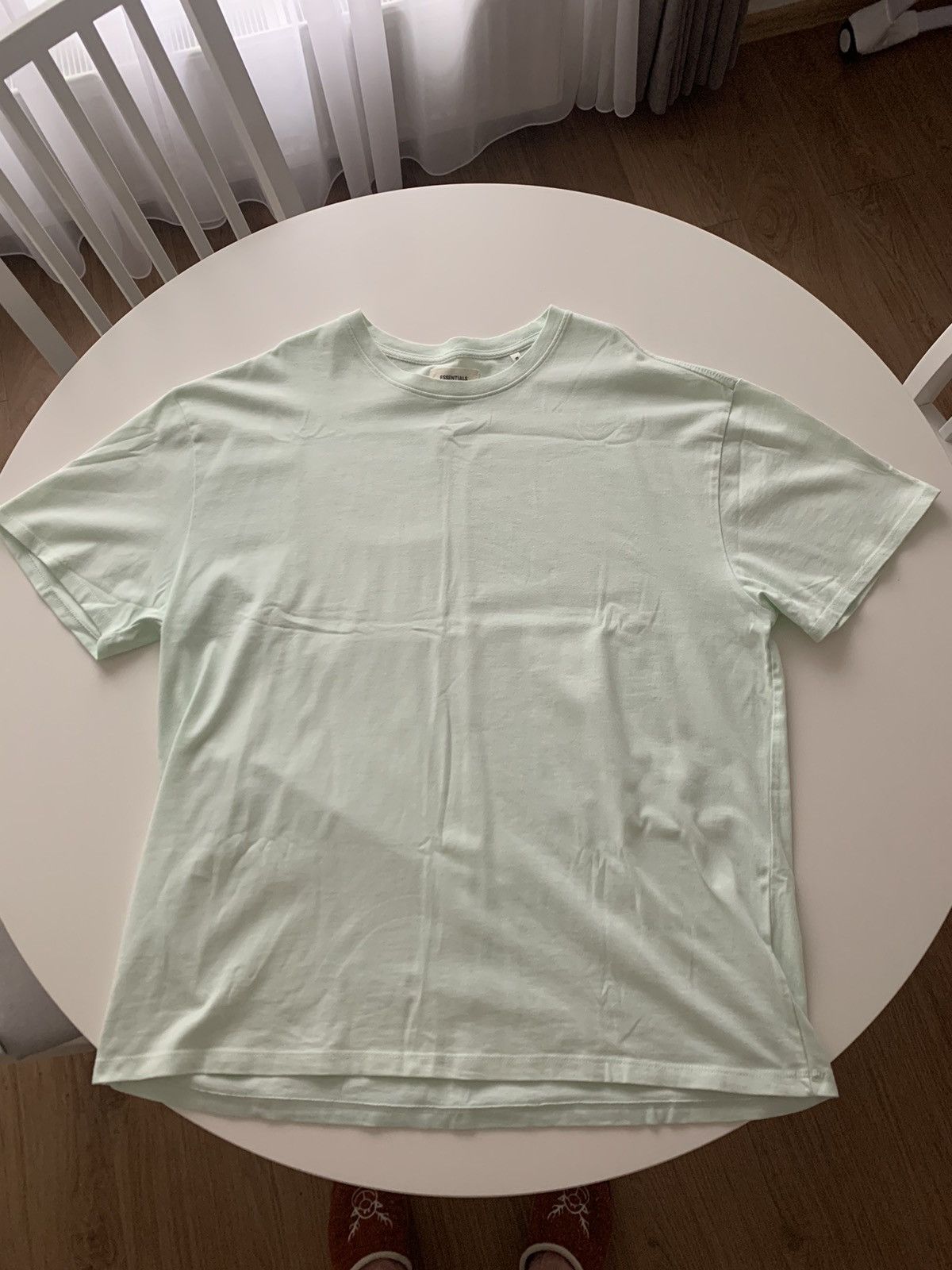 Fear of God FEAR OF GOD ESSENTIALS PALE MINT GREEN OVERSIZED T-SHIRT Size US M / EU 48-50 / 2 - 2 Thumbnail