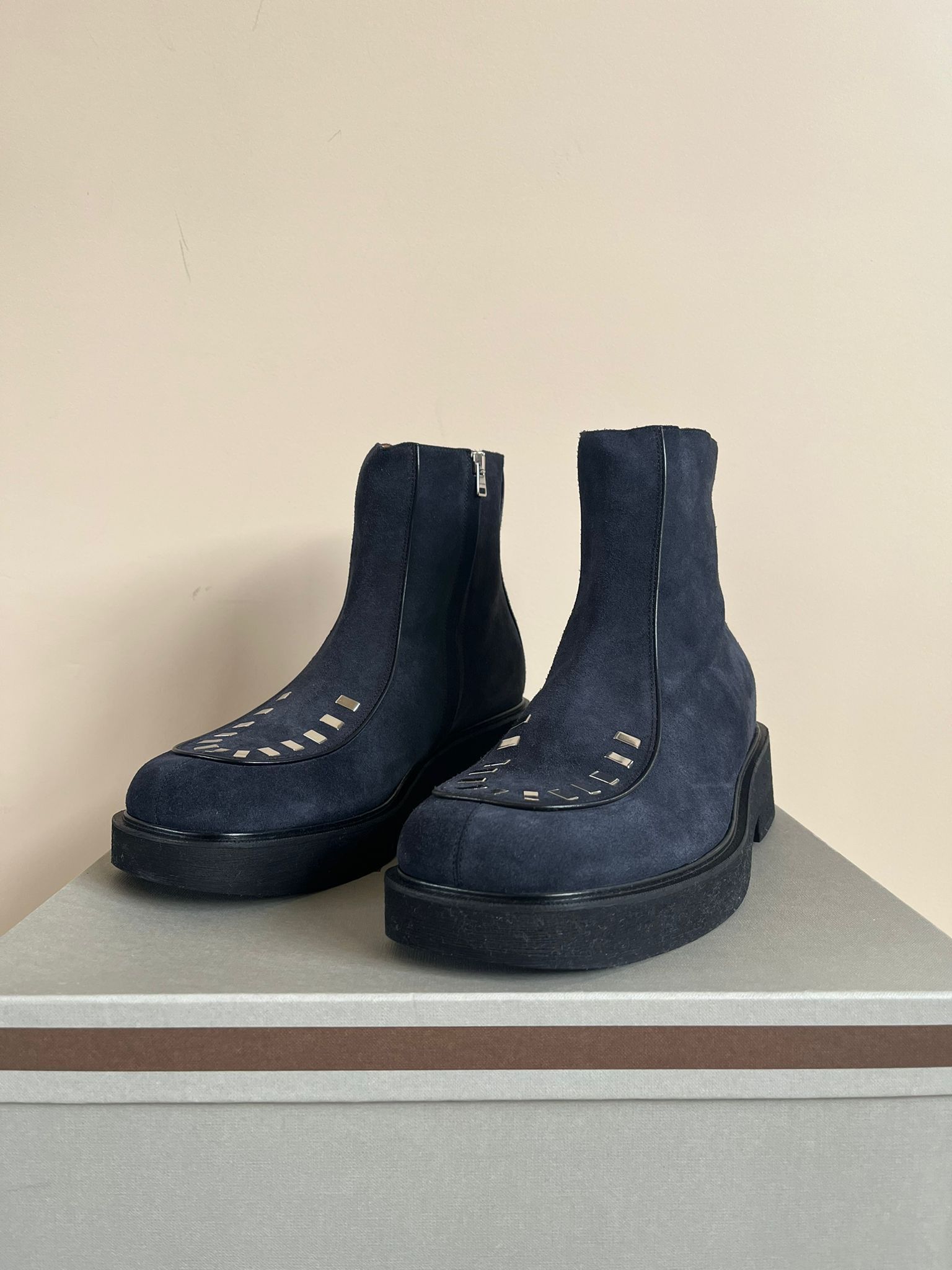 Marni Boots With Metal Toe Box Detail in Black Size US 12 / EU 45 - 2 Thumbnail