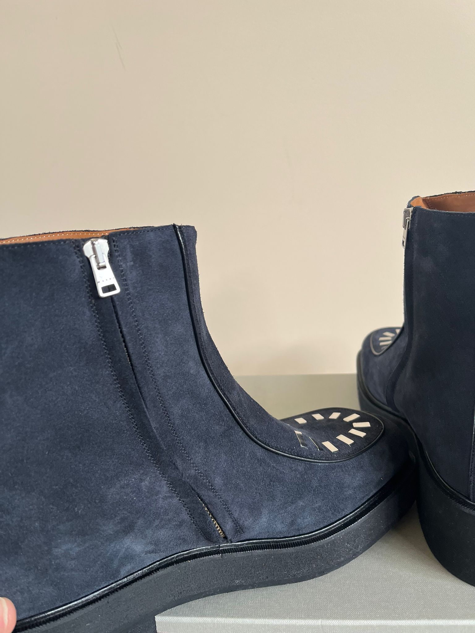 Marni Boots With Metal Toe Box Detail in Black Size US 12 / EU 45 - 16 Thumbnail