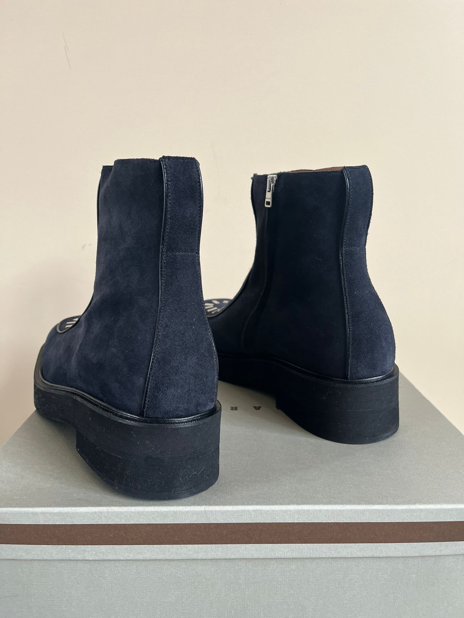 Marni Boots With Metal Toe Box Detail in Black Size US 12 / EU 45 - 11 Thumbnail