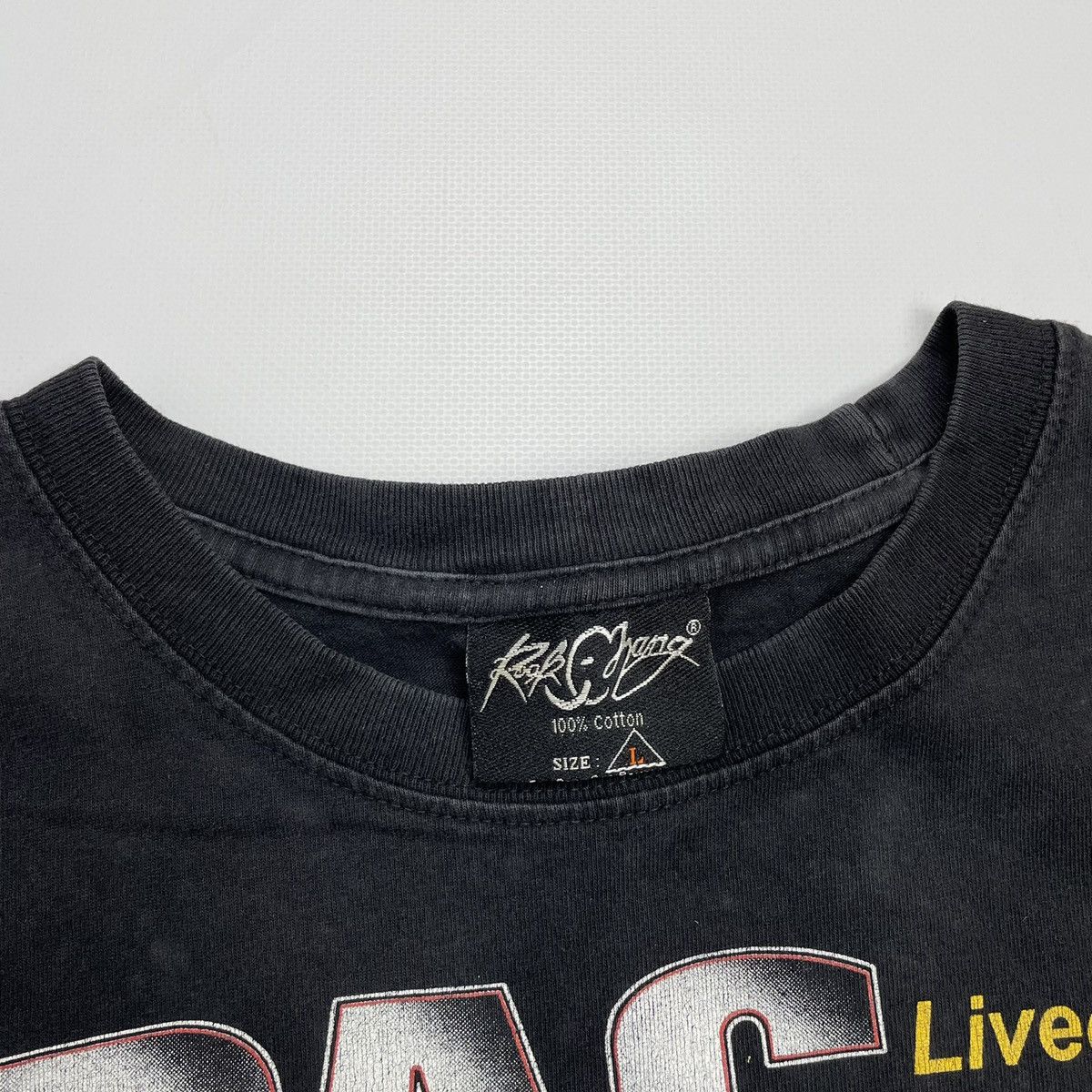 Band Tees × Rap Tees × Vintage Vintage Y2K 2pac Tupac Shakur Memorial T-shirt Size US L / EU 52-54 / 3 - 4 Thumbnail