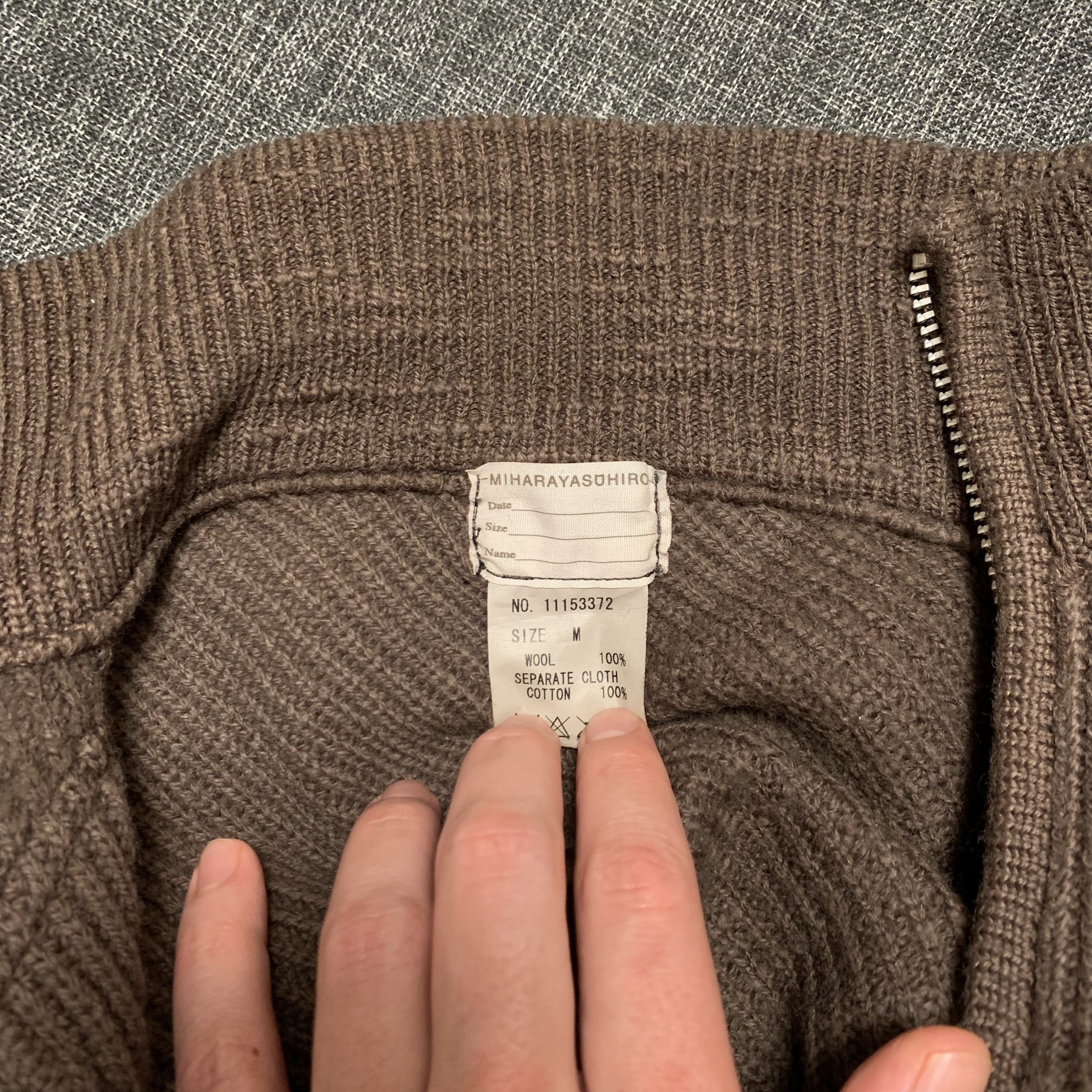 Maison MIHARA YASUHIRO Early Asymmetrical Striped Knit Sweater / Jacket Mihara Size US M / EU 48-50 / 2 - 5 Thumbnail