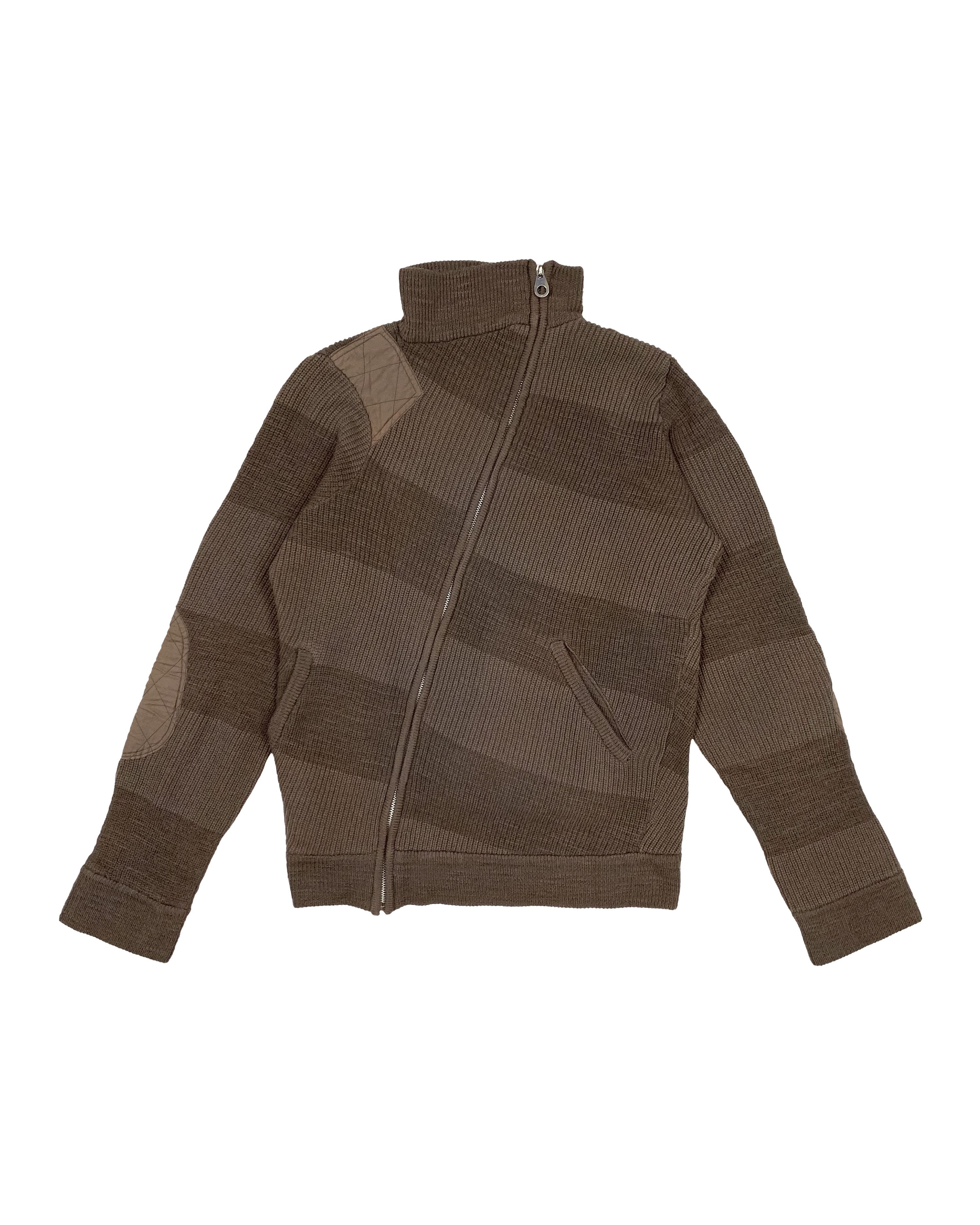 Maison MIHARA YASUHIRO Early Asymmetrical Striped Knit Sweater / Jacket Mihara Size US M / EU 48-50 / 2 - 1 Thumbnail