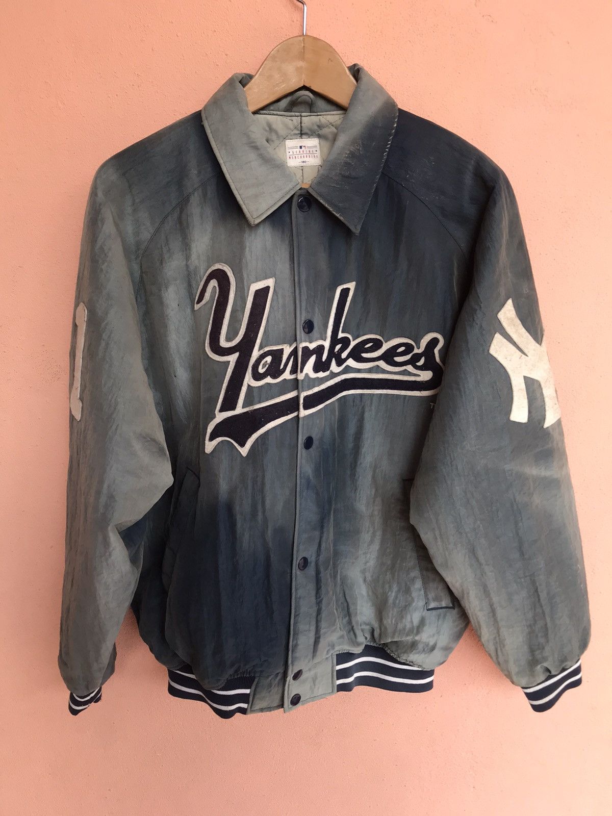 NFL YANKEES JACKET FULL ZIPPER VERY RARE DESIGN Size US M / EU 48-50 / 2 - 8 Thumbnail
