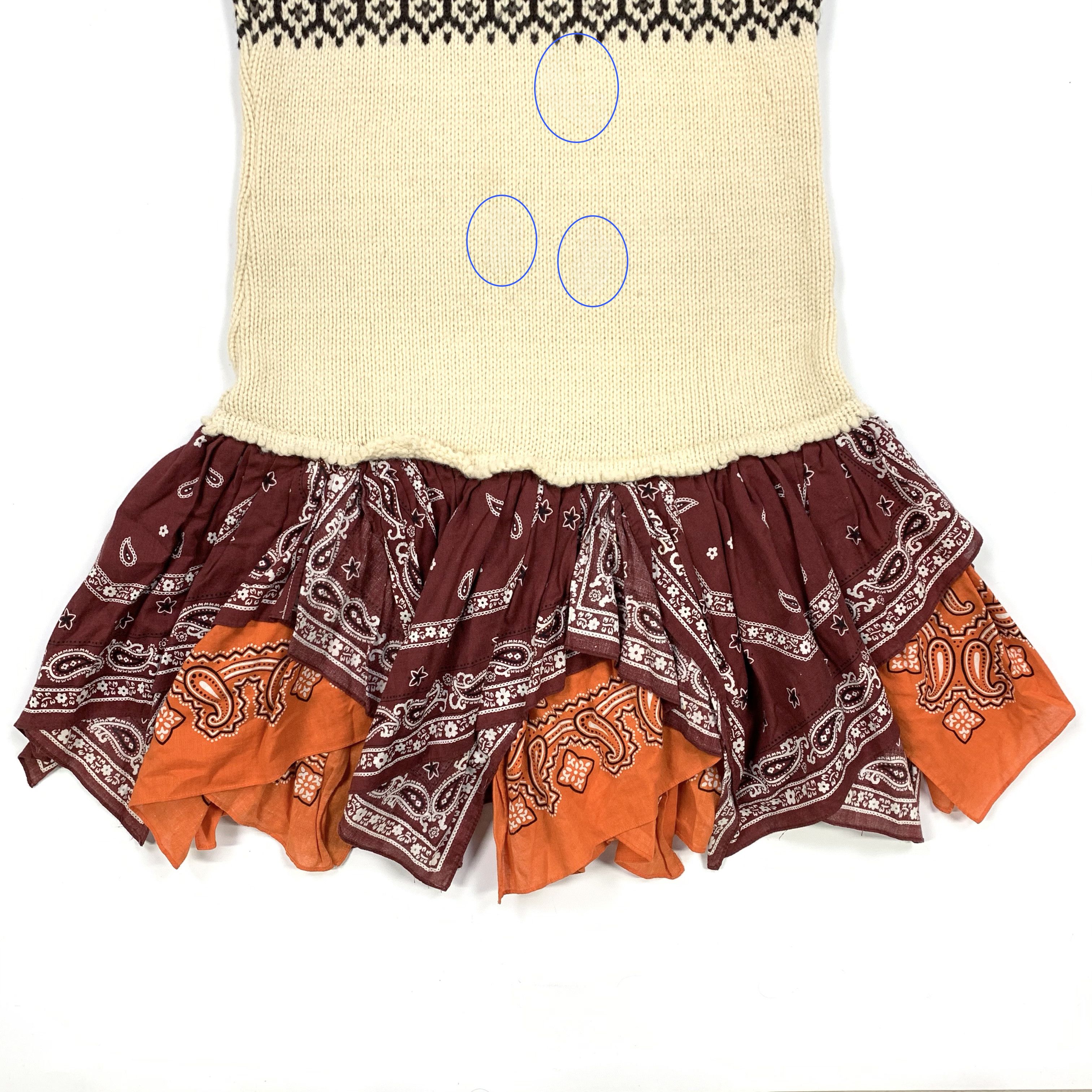 Comme des Garcons 2004 Knit Bandana Reconstructed Dress Size M / US 6-8 / IT 42-44 - 11 Thumbnail