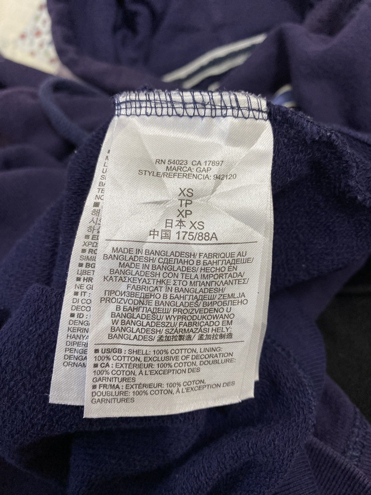 Gap GAP BIG LOGO HOODIE XS SIZE Size US XS / EU 42 / 0 - 7 Thumbnail