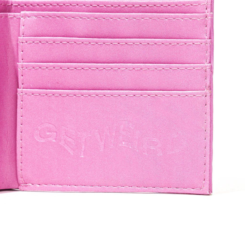 Anti Social Social Club DS ASSC Pink Ziplock Fold Cardholder Wallet in hand Supreme Size ONE SIZE - 8 Thumbnail