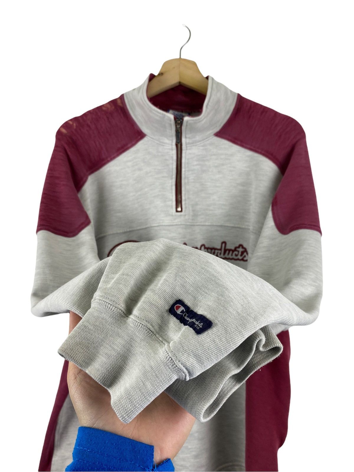 Champion × Vintage Vintage Champion logo sweaters Size US L / EU 52-54 / 3 - 4 Thumbnail