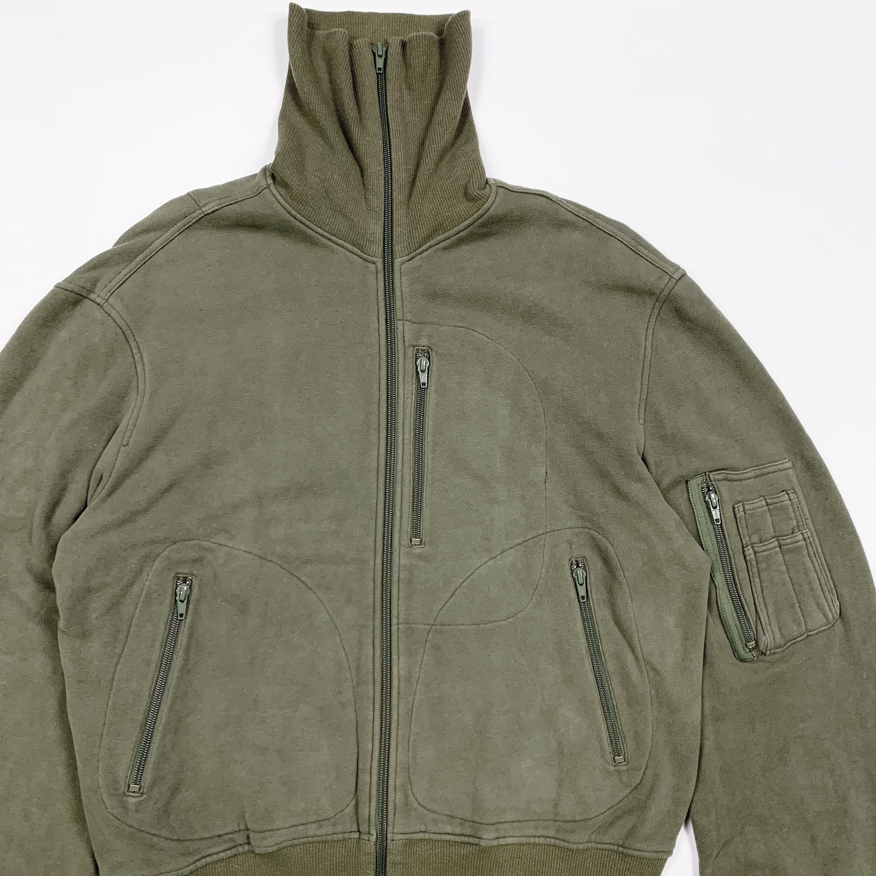 Y's × Y's for Men × Yohji Yamamoto High Neck Soft Cotton Bomber Jacket Size US L / EU 52-54 / 3 - 2 Thumbnail