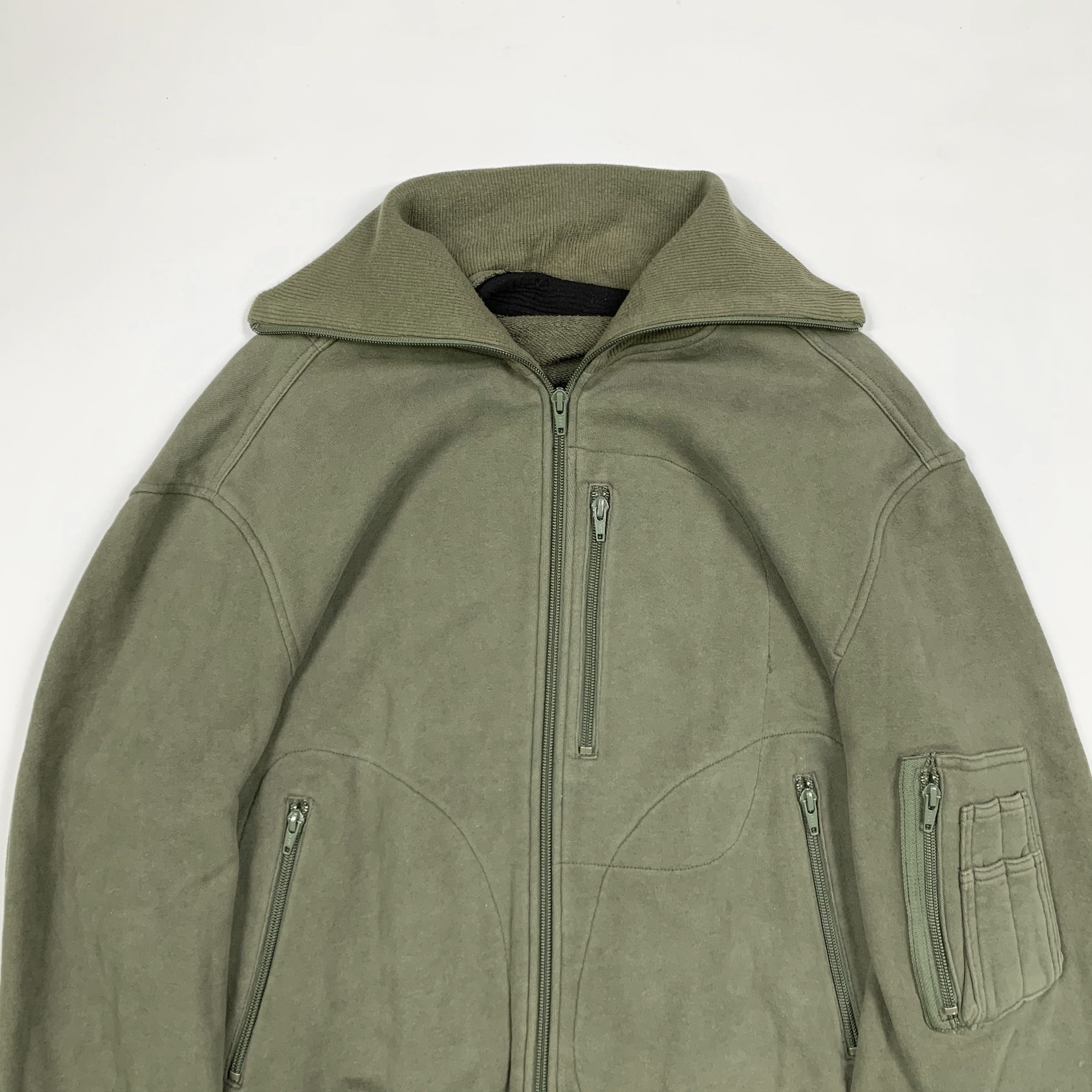 Y's × Y's for Men × Yohji Yamamoto High Neck Soft Cotton Bomber Jacket Size US L / EU 52-54 / 3 - 5 Thumbnail