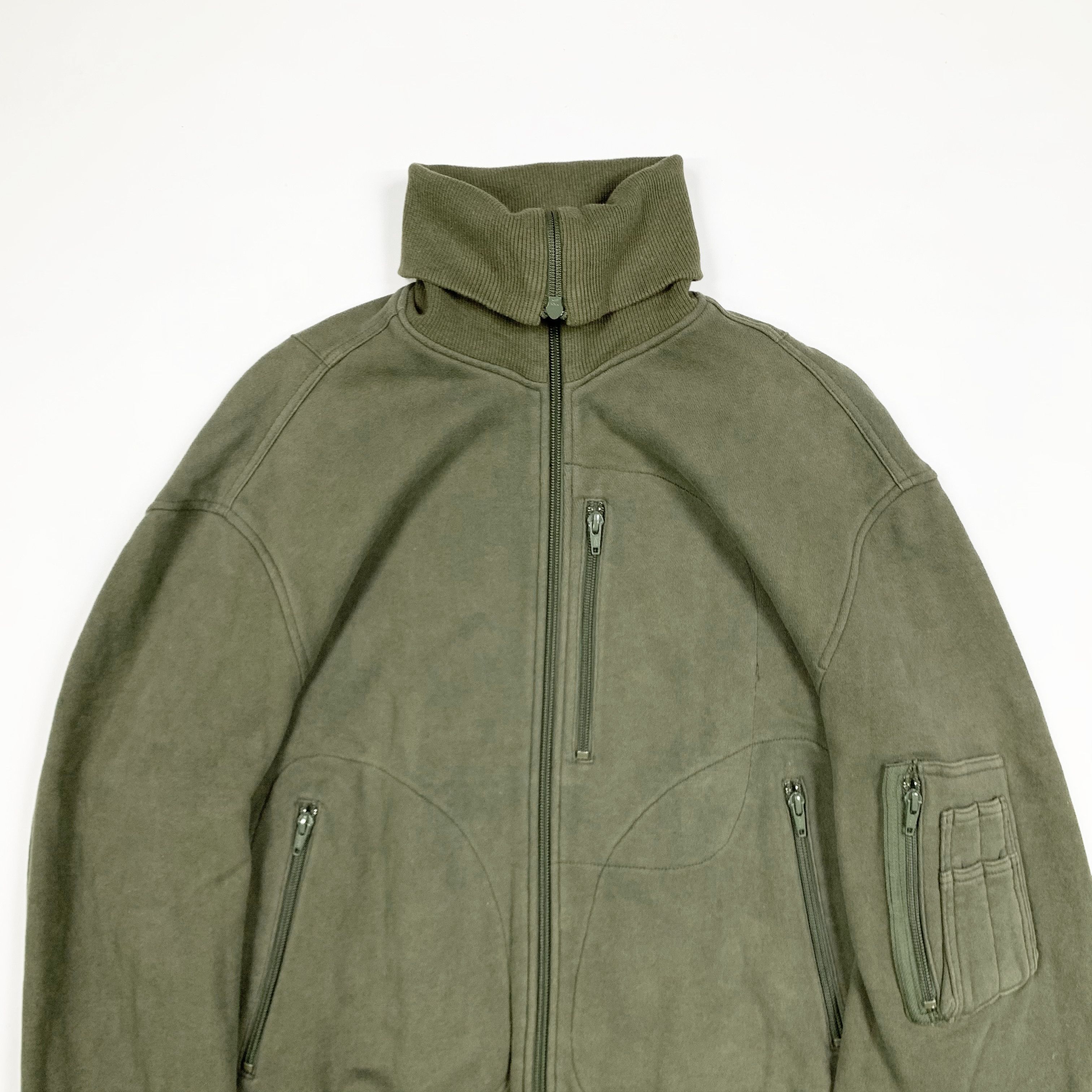Y's × Y's for Men × Yohji Yamamoto High Neck Soft Cotton Bomber Jacket Size US L / EU 52-54 / 3 - 4 Thumbnail
