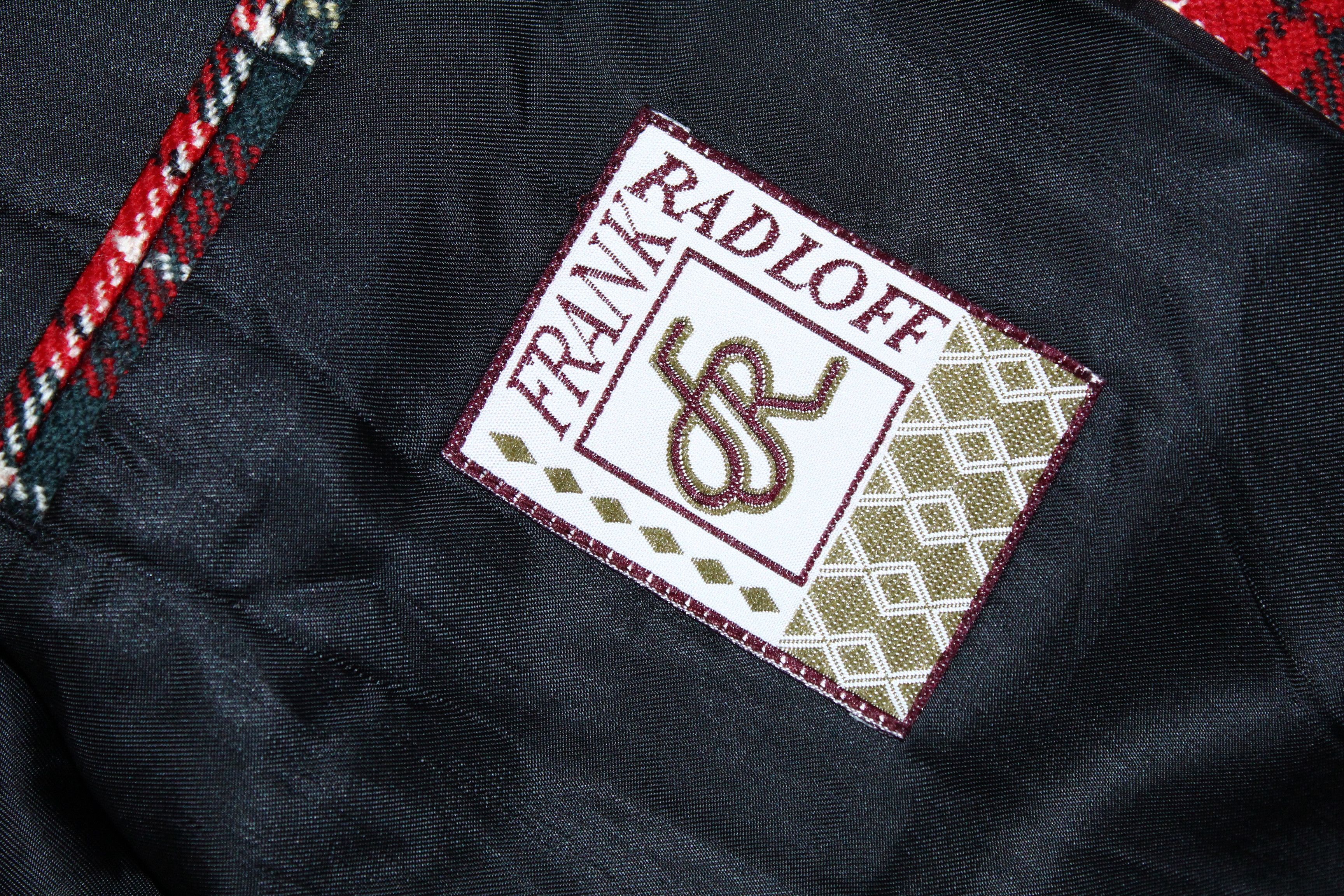 Other UK 80s Rare Frank Radloff Blazer Jacket Punk Tartan Classics Size US L / EU 52-54 / 3 - 5 Thumbnail