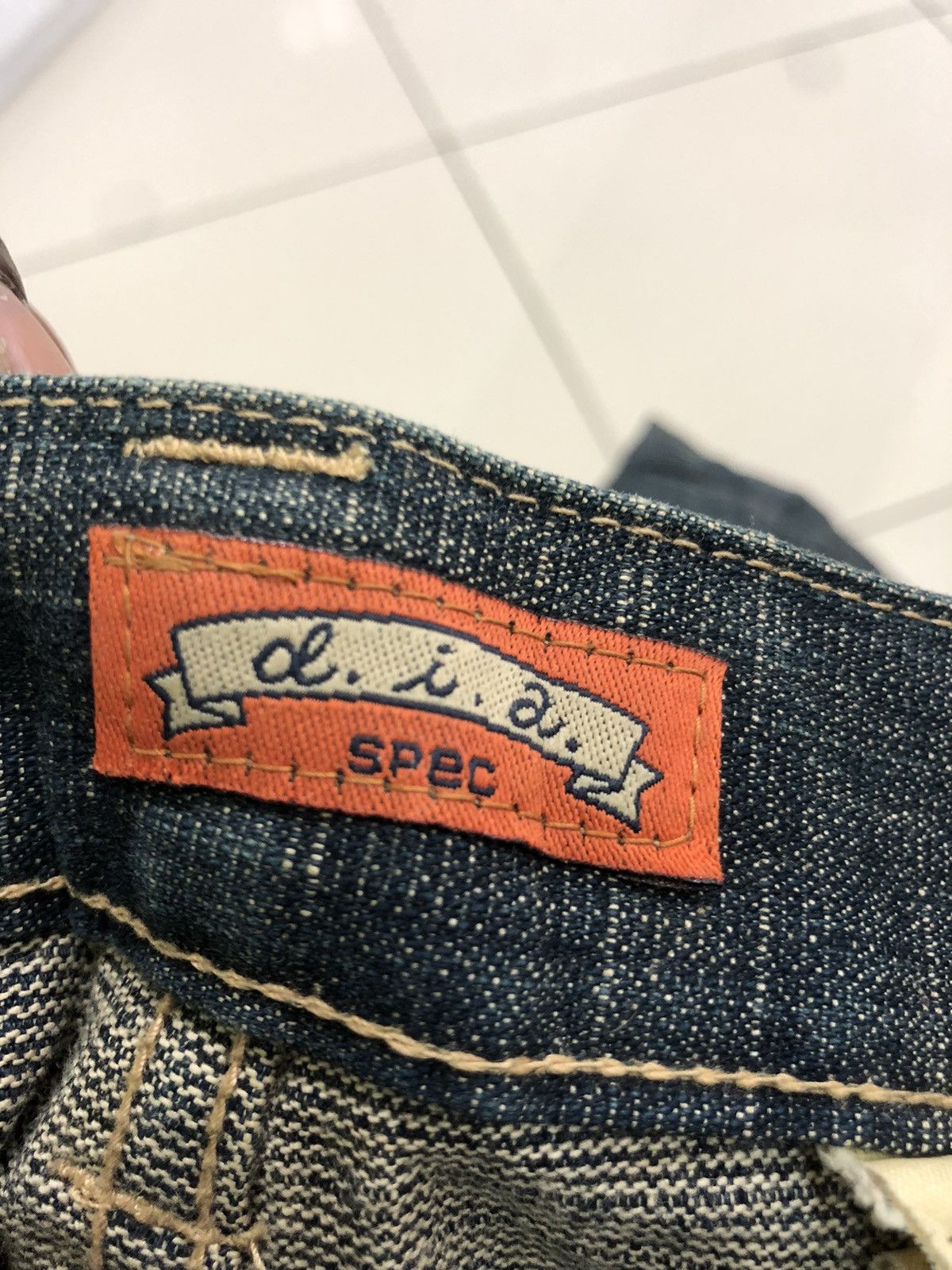 Hysteric Glamour × Japanese Brand D.I.A Jeans flare cut for ladies with Great material design Size 31" - 8 Thumbnail
