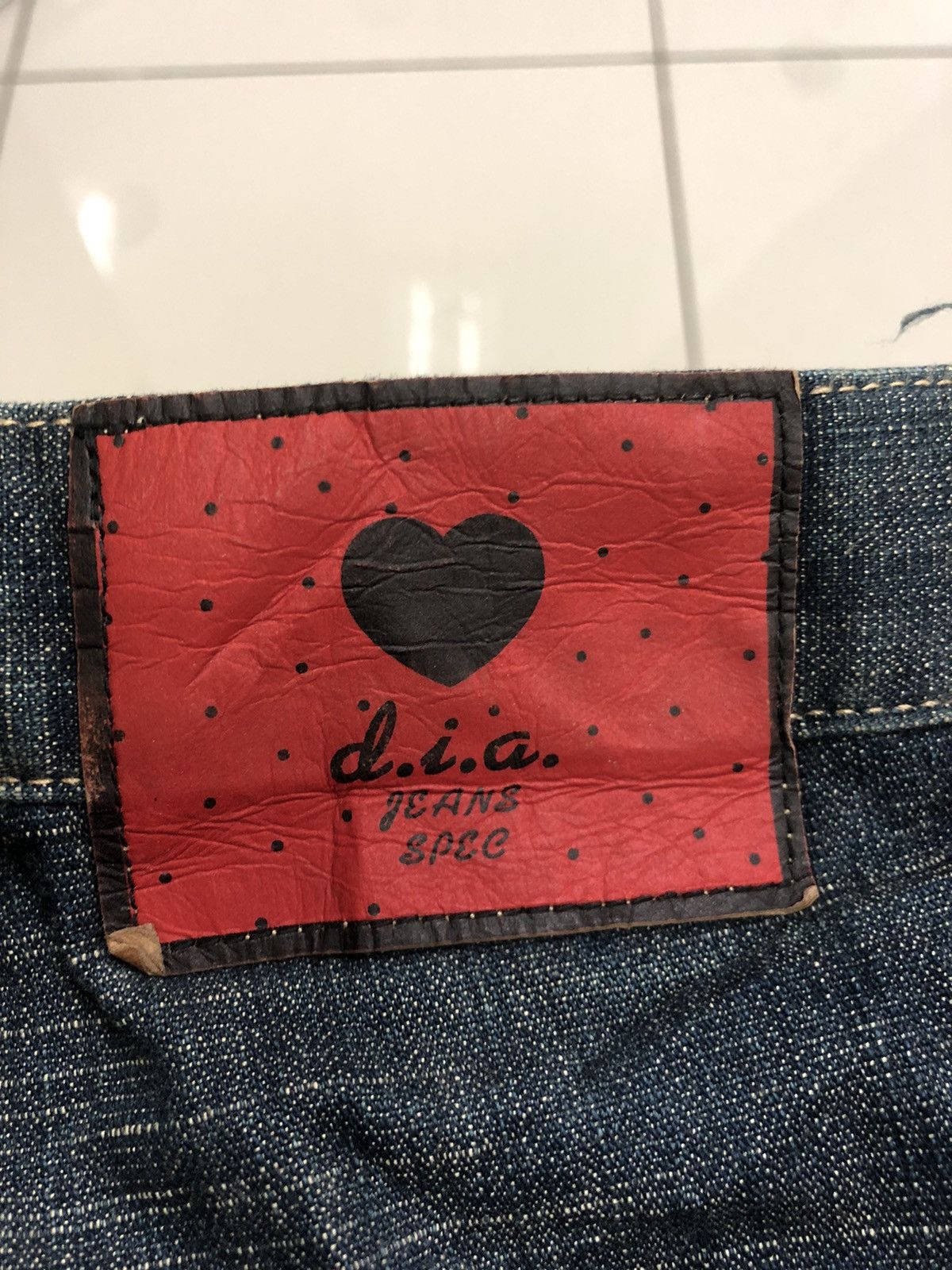 Hysteric Glamour × Japanese Brand D.I.A Jeans flare cut for ladies with Great material design Size 31" - 9 Thumbnail