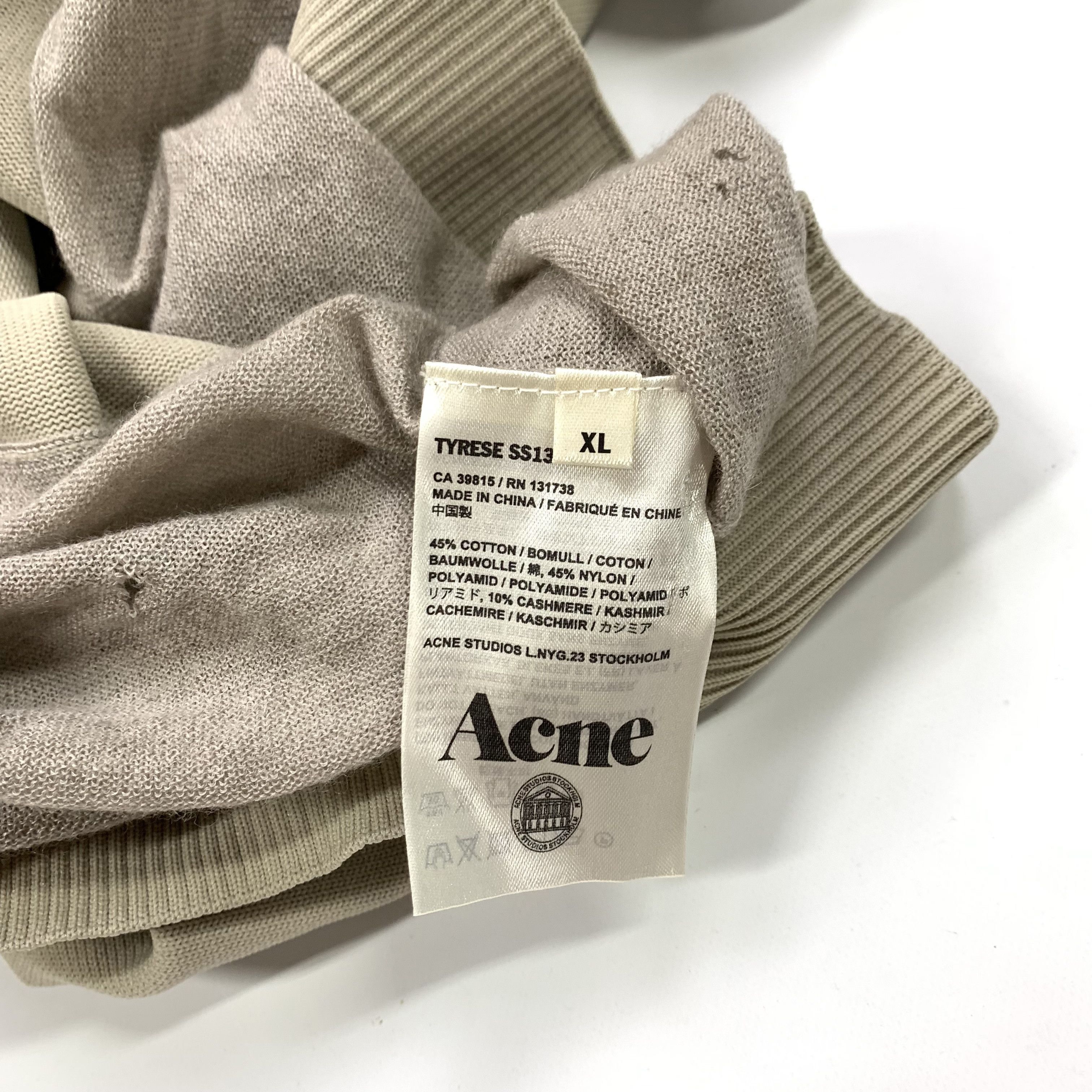 Acne Studios S/S 13 Tyrese - Mixed Layered Knit Sweater Size L / US 10 / IT 46 - 8 Thumbnail