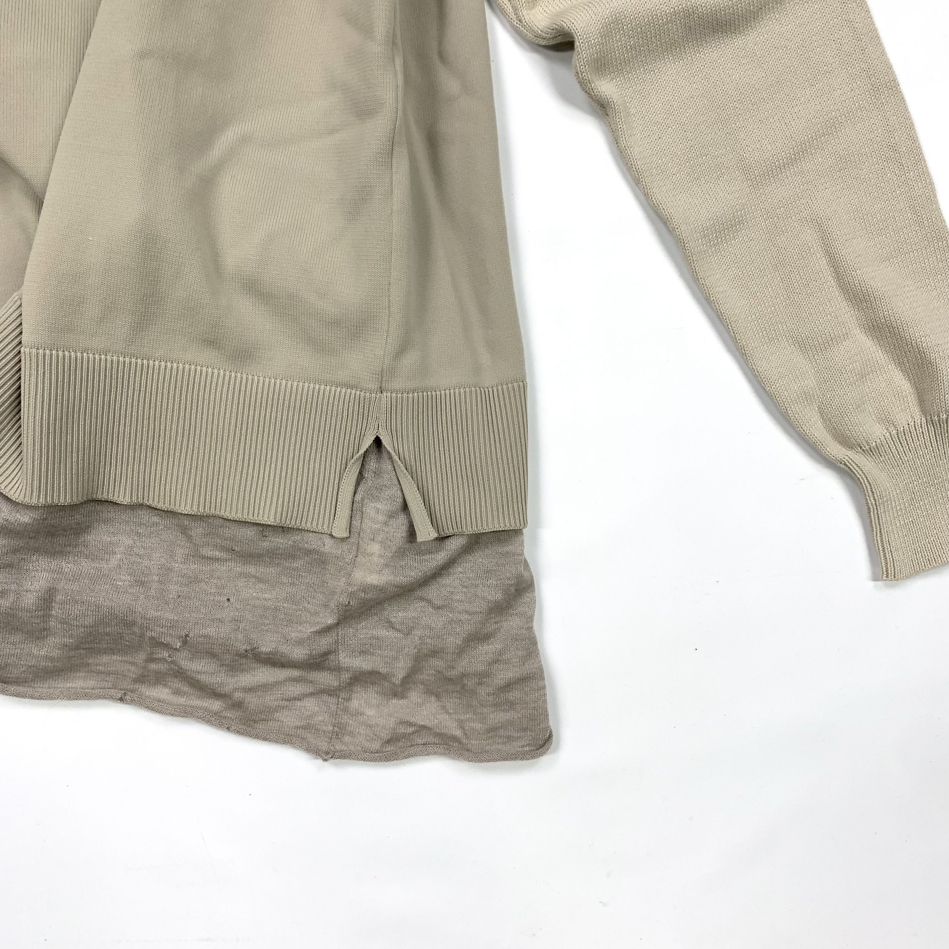 Acne Studios S/S 13 Tyrese - Mixed Layered Knit Sweater Size L / US 10 / IT 46 - 7 Thumbnail