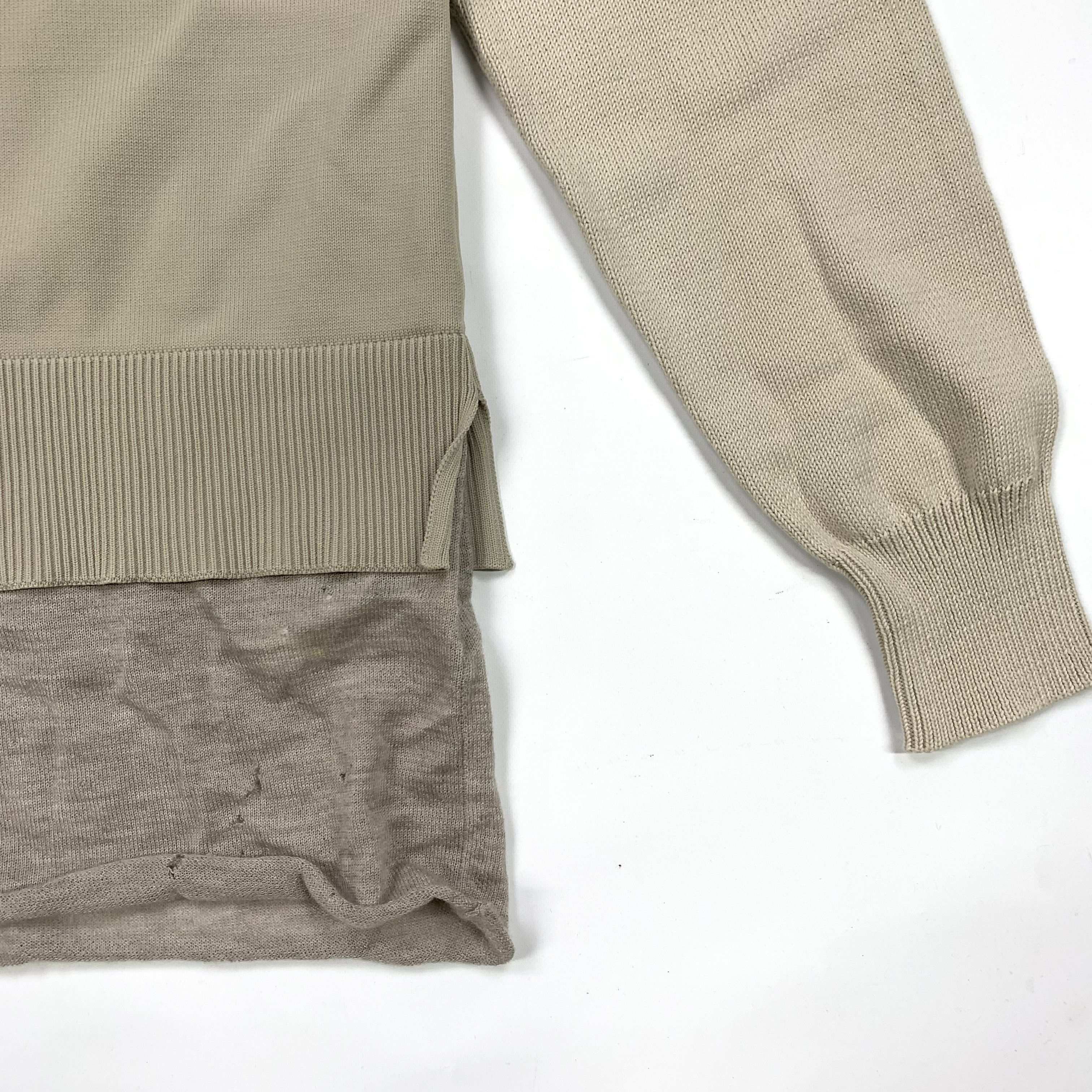 Acne Studios S/S 13 Tyrese - Mixed Layered Knit Sweater Size L / US 10 / IT 46 - 2 Thumbnail
