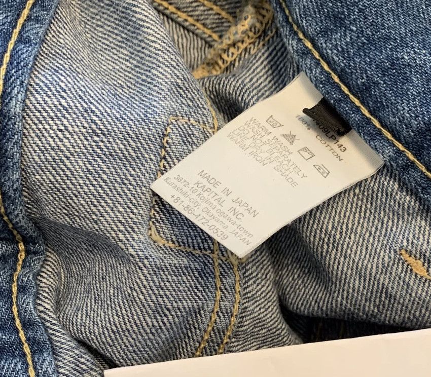 Kapital 2011 Suspender Denim Vest Size S / US 4 / IT 40 - 5 Thumbnail