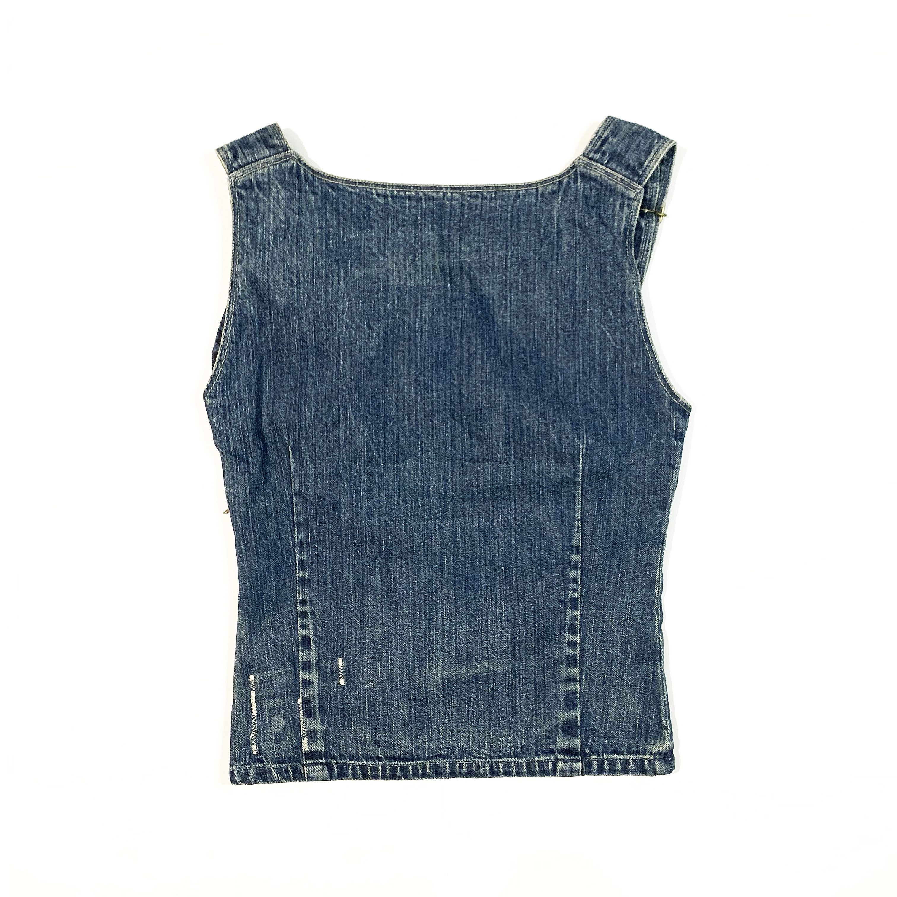 Kapital 2011 Suspender Denim Vest Size S / US 4 / IT 40 - 2 Thumbnail