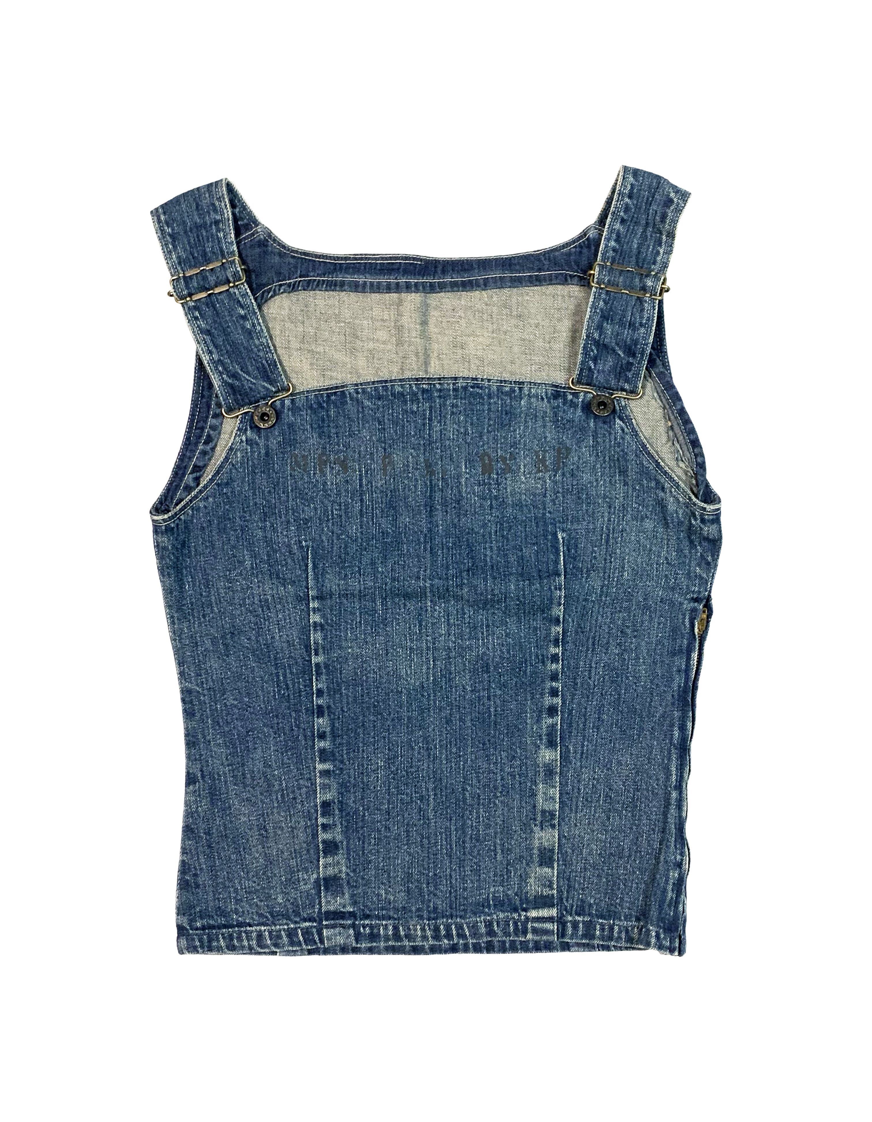 Kapital 2011 Suspender Denim Vest Size S / US 4 / IT 40 - 1 Thumbnail