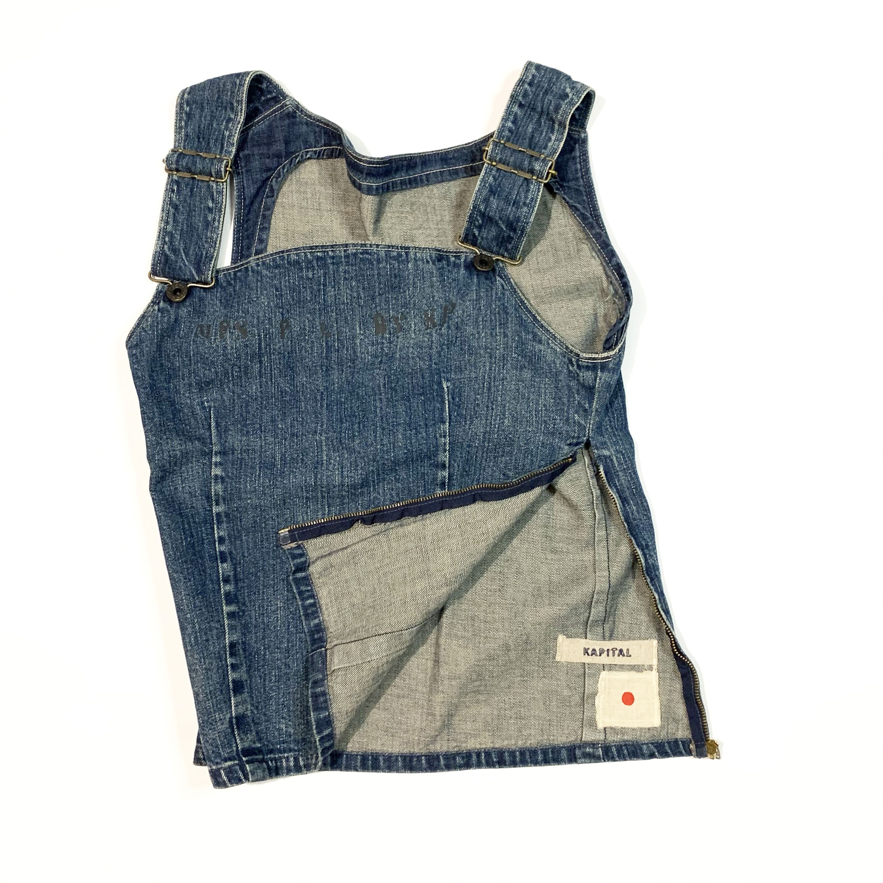 Kapital 2011 Suspender Denim Vest Size S / US 4 / IT 40 - 3 Thumbnail