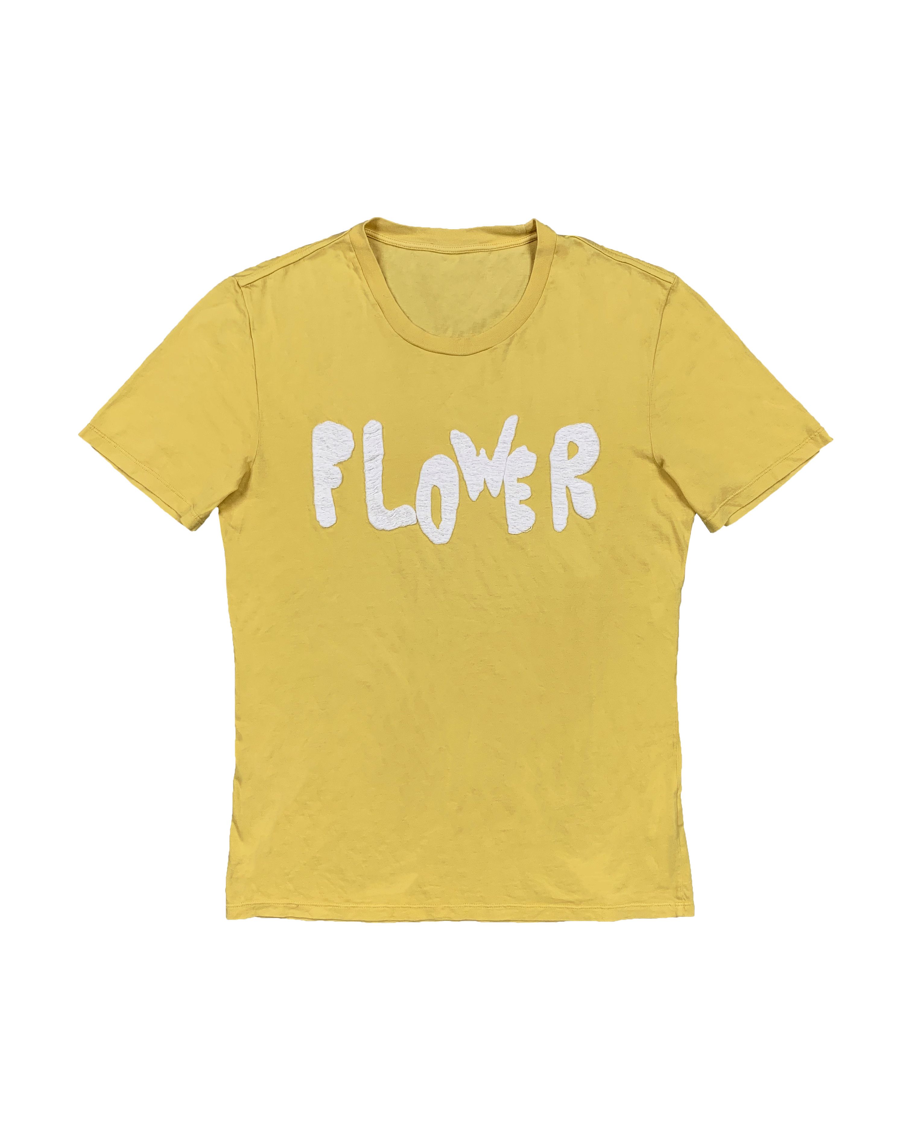 Maison Margiela 2007 Flower Embroidered T-Shirt Size US M / EU 48-50 / 2 - 1 Thumbnail